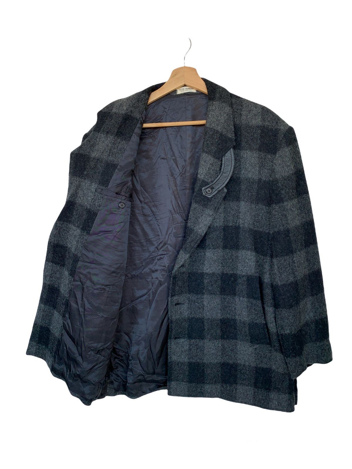 Issey Miyake Japanese Brand Tete Homme Wool Jacket Size US S / EU 44-46 / 1 - 5 Thumbnail