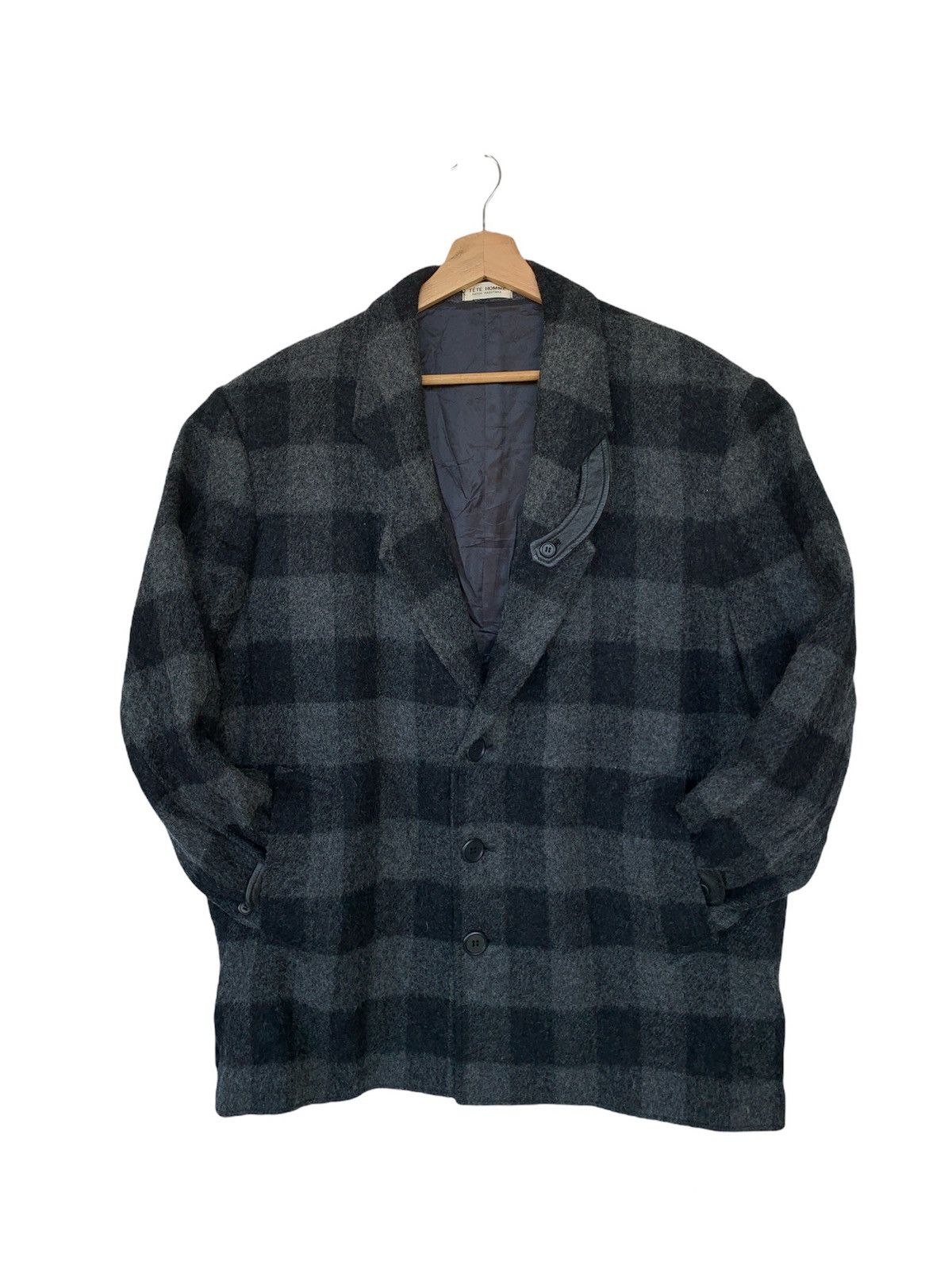 Issey Miyake Japanese Brand Tete Homme Wool Jacket Size US S / EU 44-46 / 1 - 1 Thumbnail
