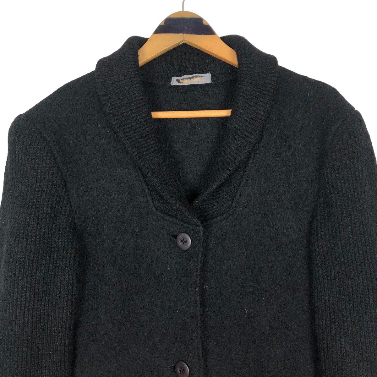 Issey Miyake Vintage 80s Issey Miyake Long Coat Wool Shaw Collar Size S / US 4 / IT 40 - 12 Thumbnail