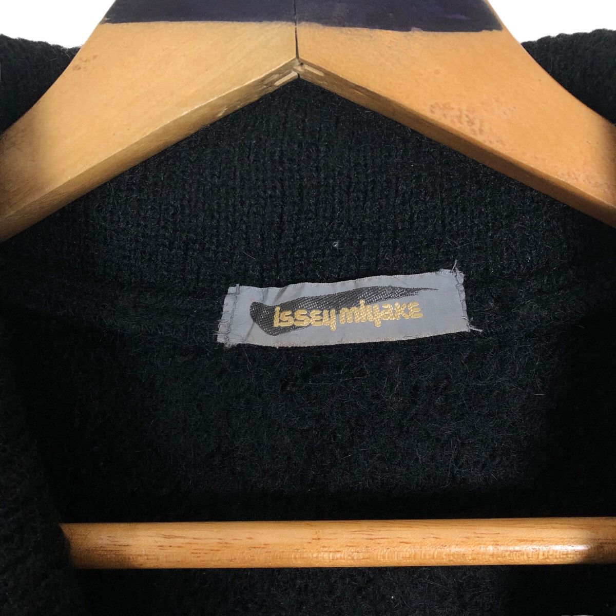 Issey Miyake Vintage 80s Issey Miyake Long Coat Wool Shaw Collar Size S / US 4 / IT 40 - 14 Thumbnail