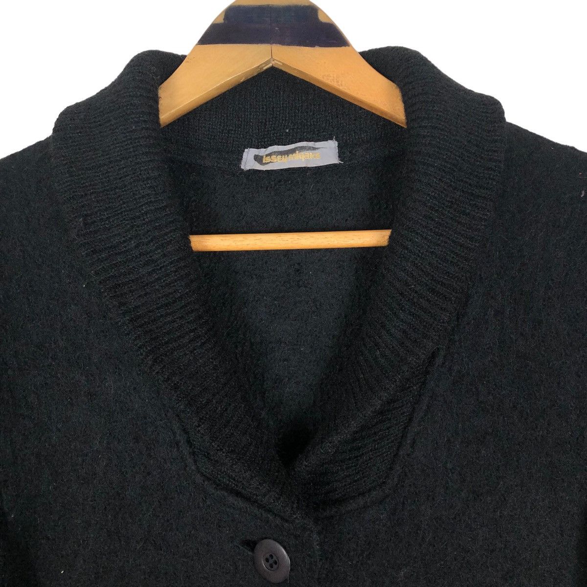Issey Miyake Vintage 80s Issey Miyake Long Coat Wool Shaw Collar Size S / US 4 / IT 40 - 13 Thumbnail