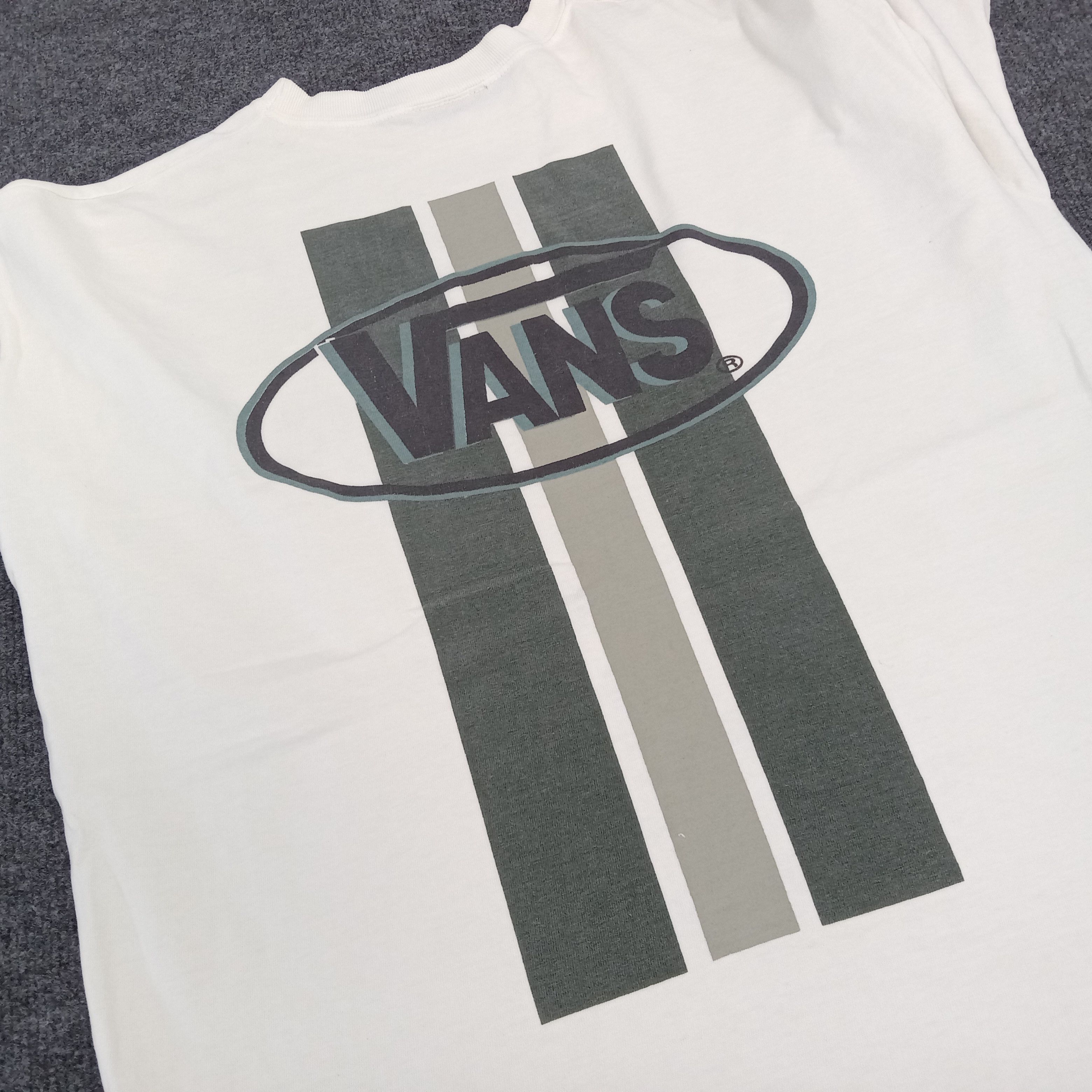 Vans × Vintage Vintage 90's Vans Skateboard American Style Tshirt Size US L / EU 52-54 / 3 - 2 Thumbnail