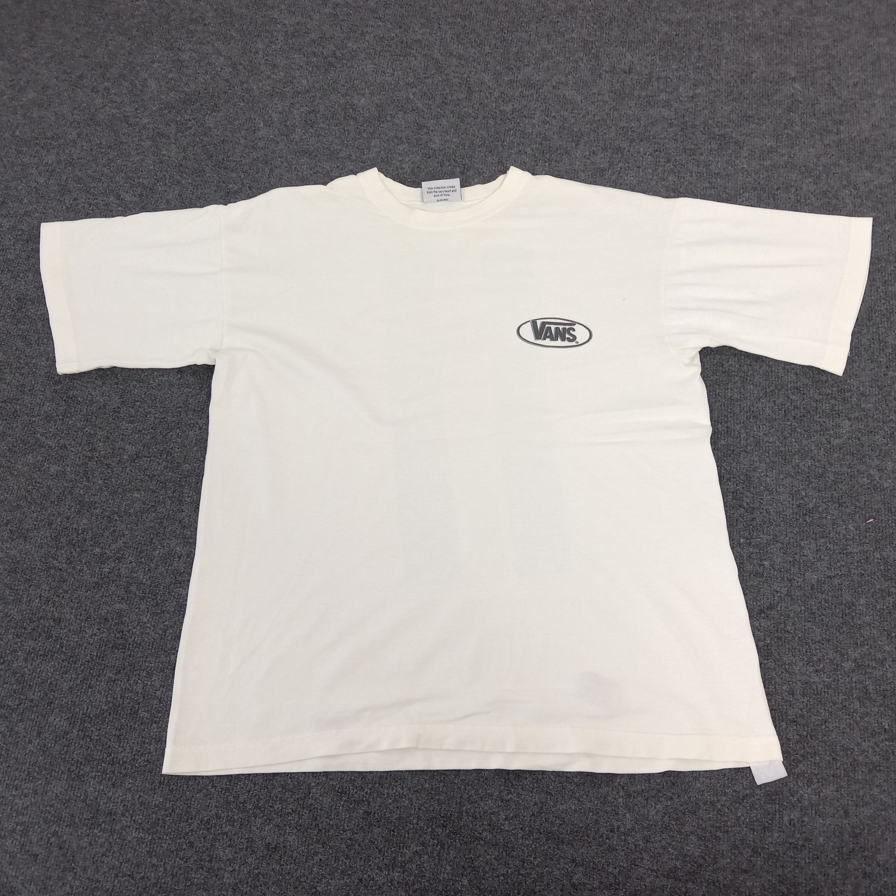 Vans × Vintage Vintage 90's Vans Skateboard American Style Tshirt Size US L / EU 52-54 / 3 - 3 Thumbnail