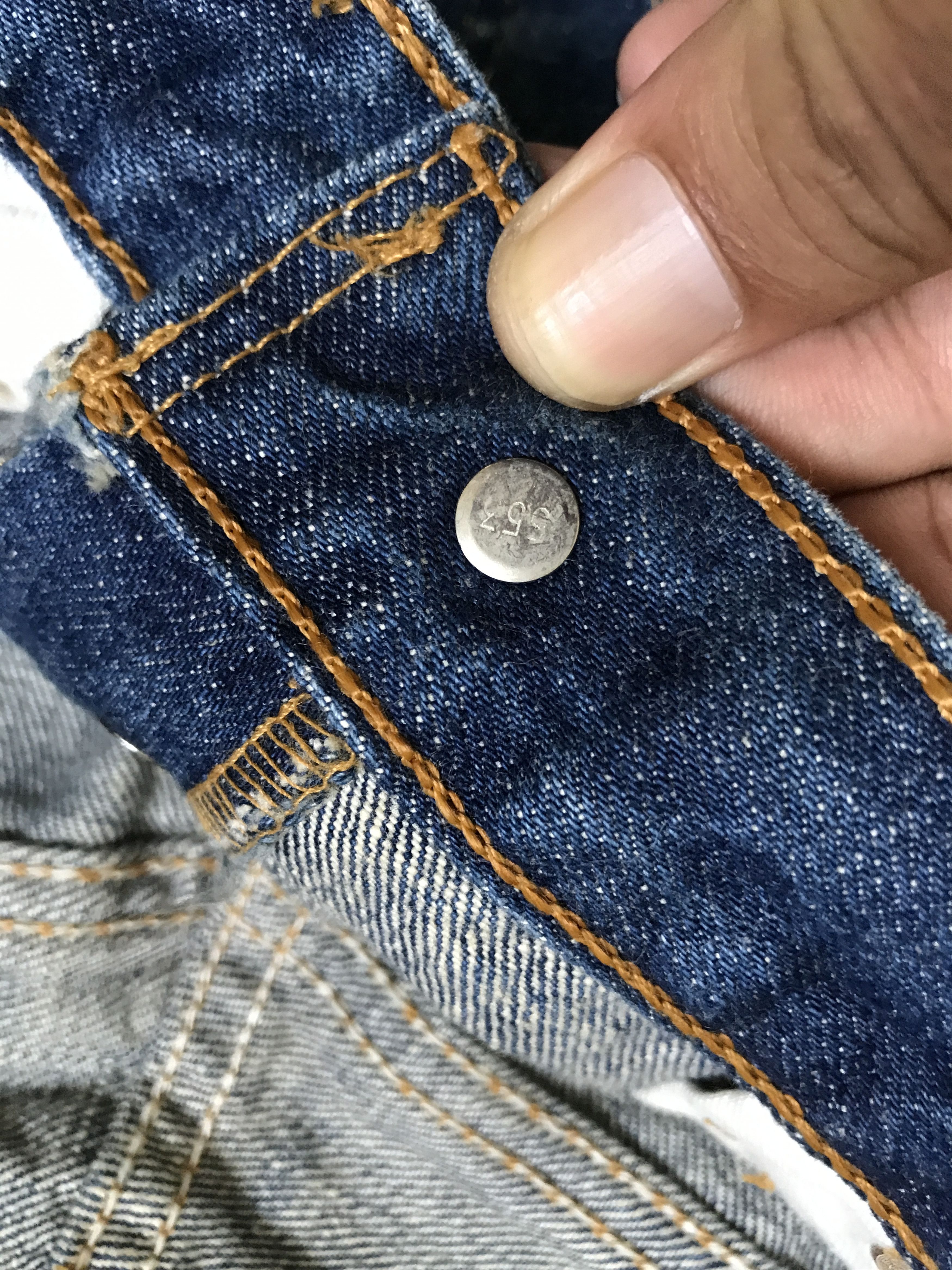 Levi's VLEV72 - Vintage Levis 501 Blue Wash Jeans Size US 30 / EU 46 - 7 Thumbnail