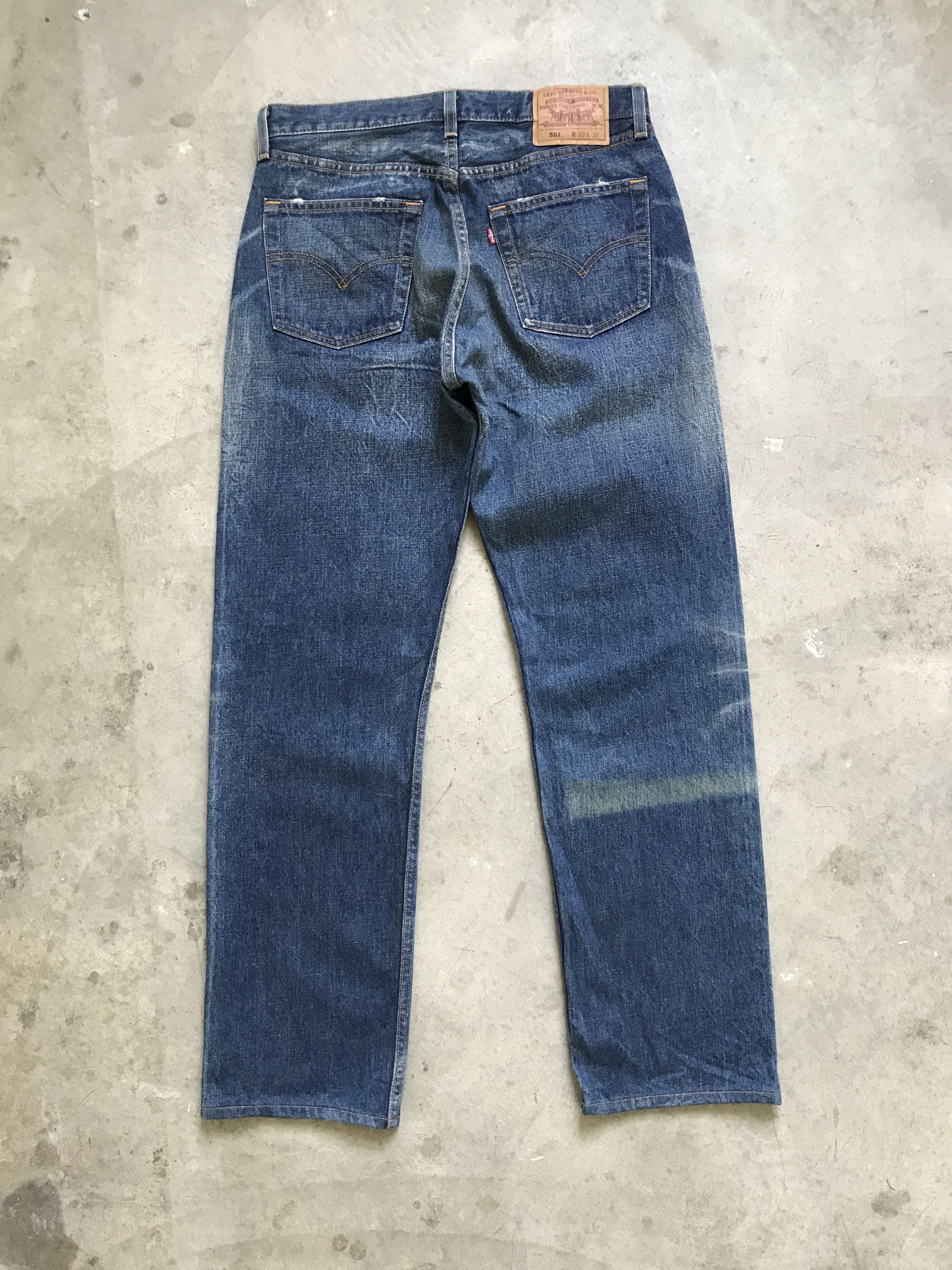 Levi's VLEV72 - Vintage Levis 501 Blue Wash Jeans Size US 30 / EU 46 - 8 Thumbnail