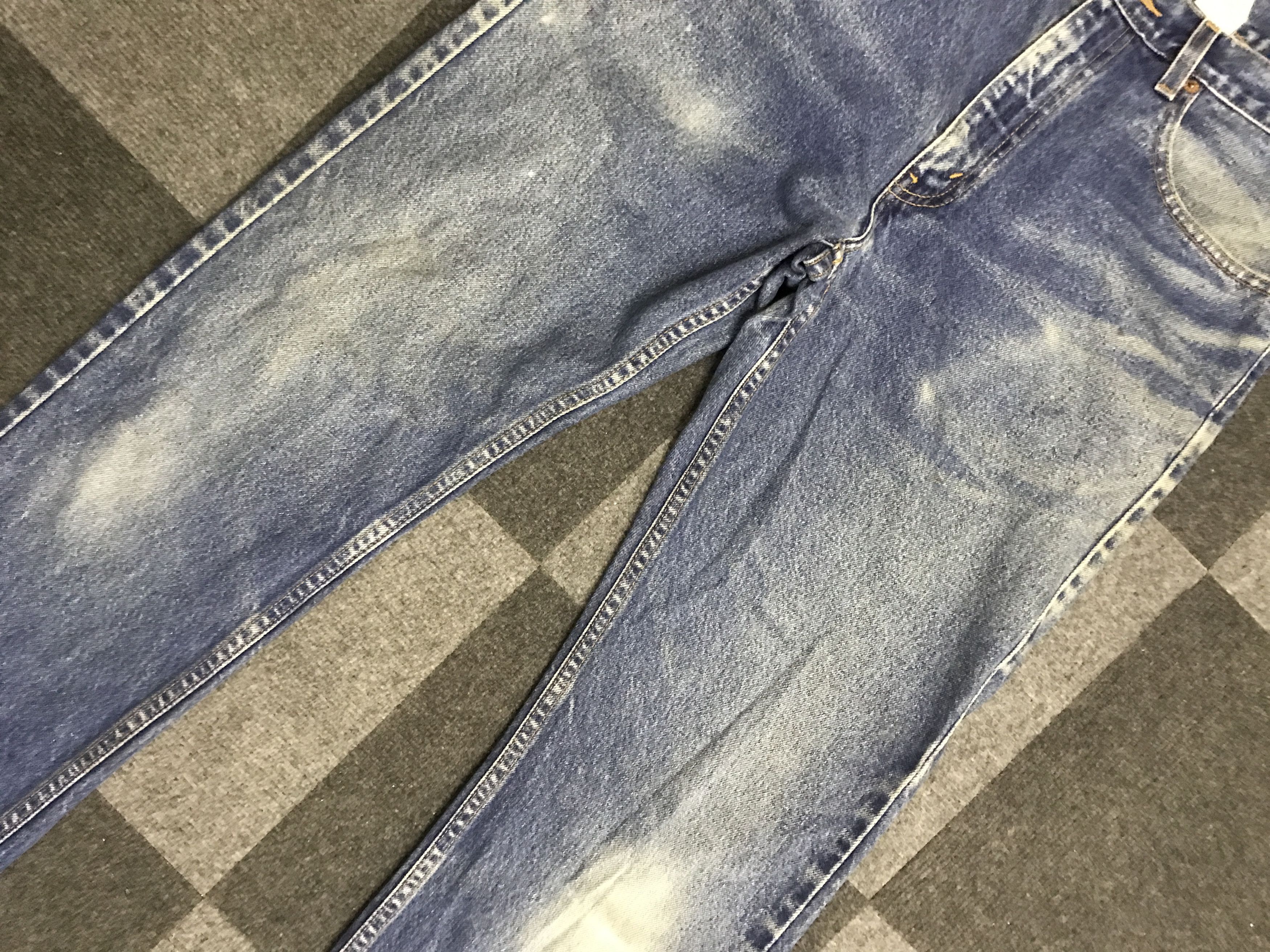 Levi's VL147-Vintage Levis 505 Blue Wash Jeans Size US 32 / EU 48 - 3 Thumbnail