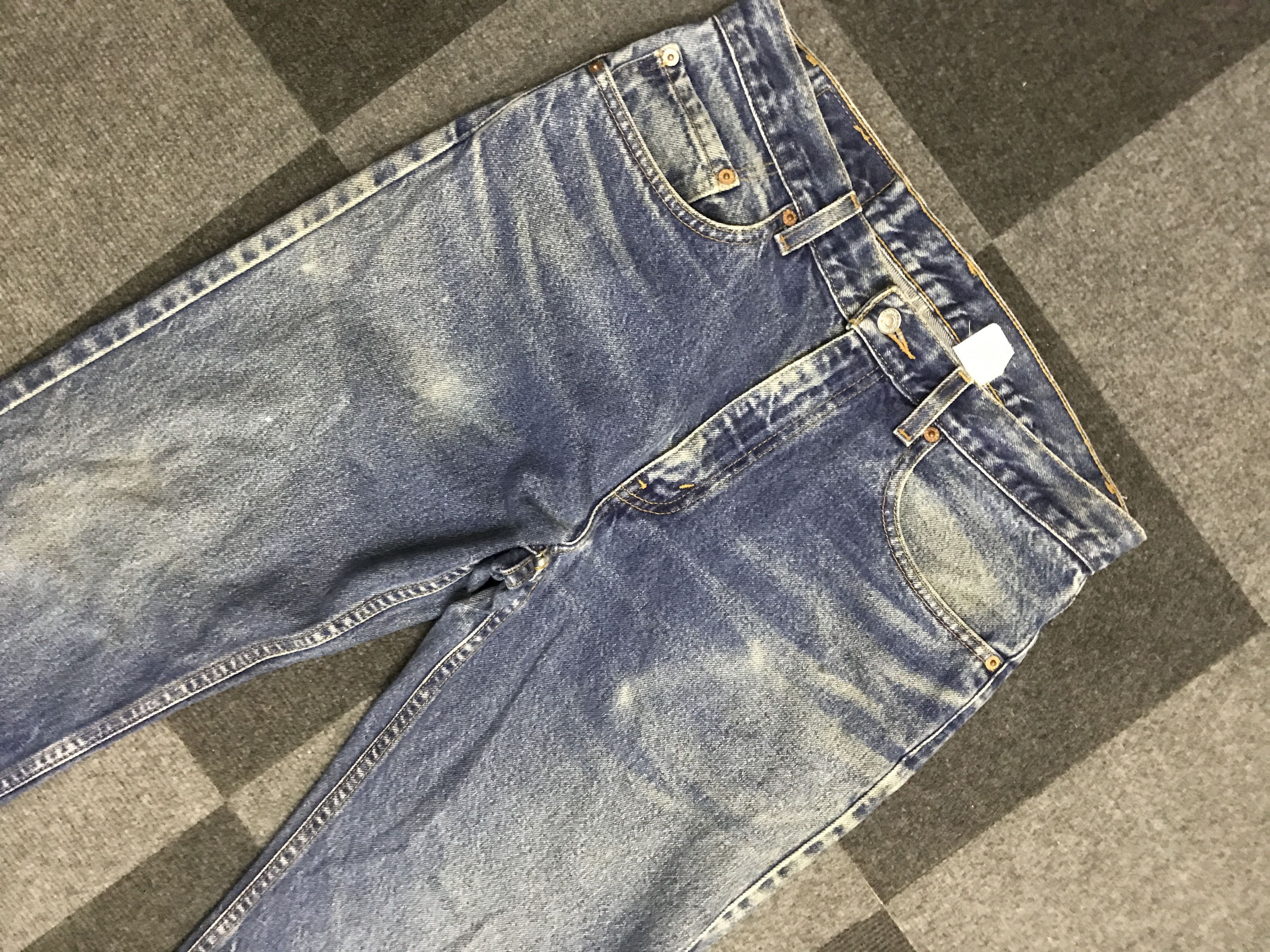 Levi's VL147-Vintage Levis 505 Blue Wash Jeans Size US 32 / EU 48 - 2 Thumbnail