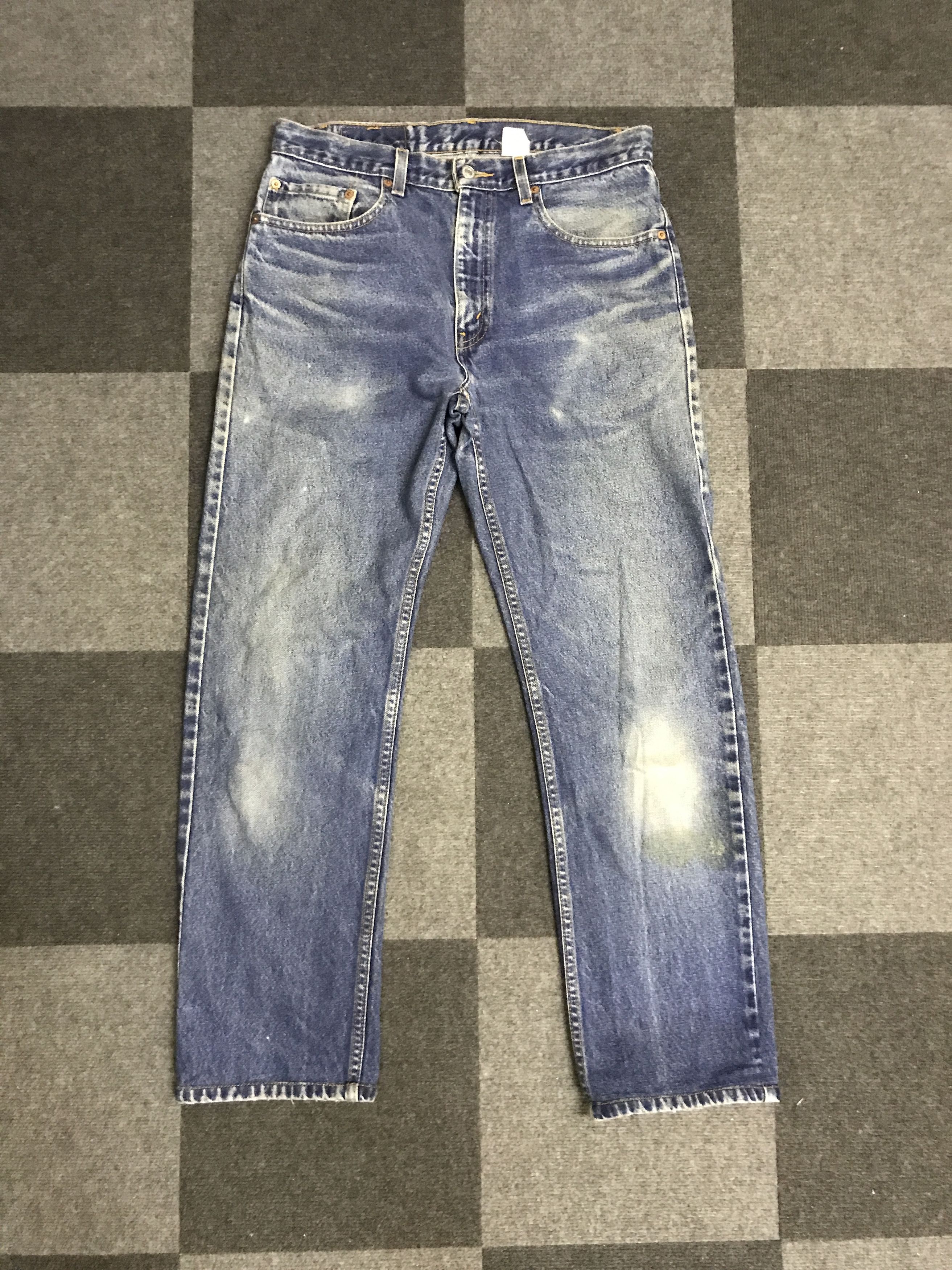 VL147-Vintage Levis 505 Blue Wash Jeans