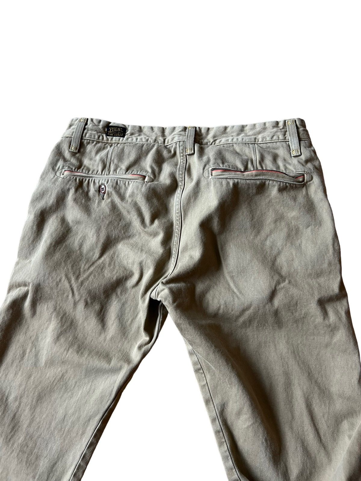 Japanese Brand × Vintage Vintage Edwin Selvidge Khaki pants made in Japan Trousers Size US 34 / EU 50 - 2 Thumbnail