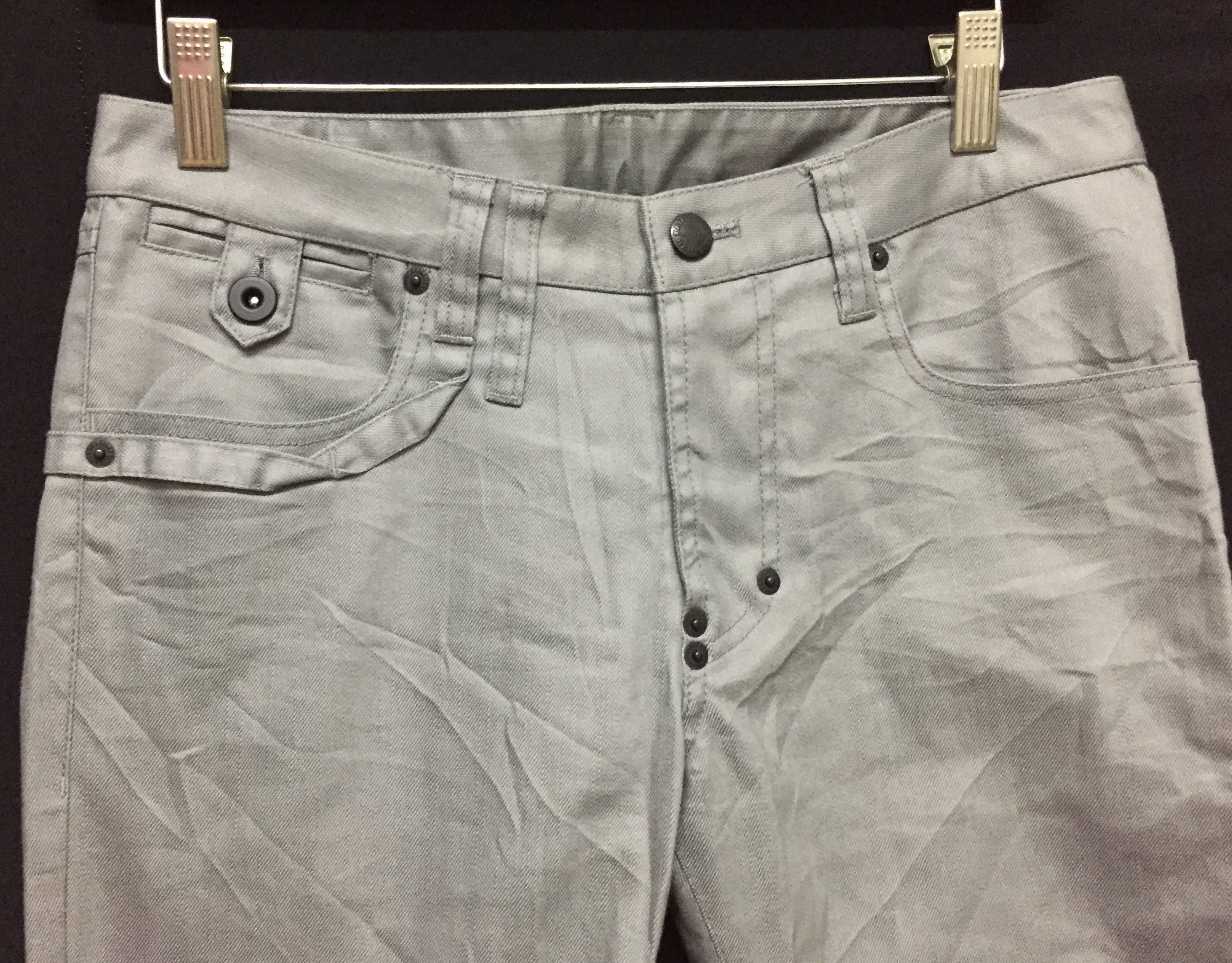 Katharine Hamnett London KATHARINE HAMNETT Six Pocket Gray Denim Size US 29 - 3 Thumbnail