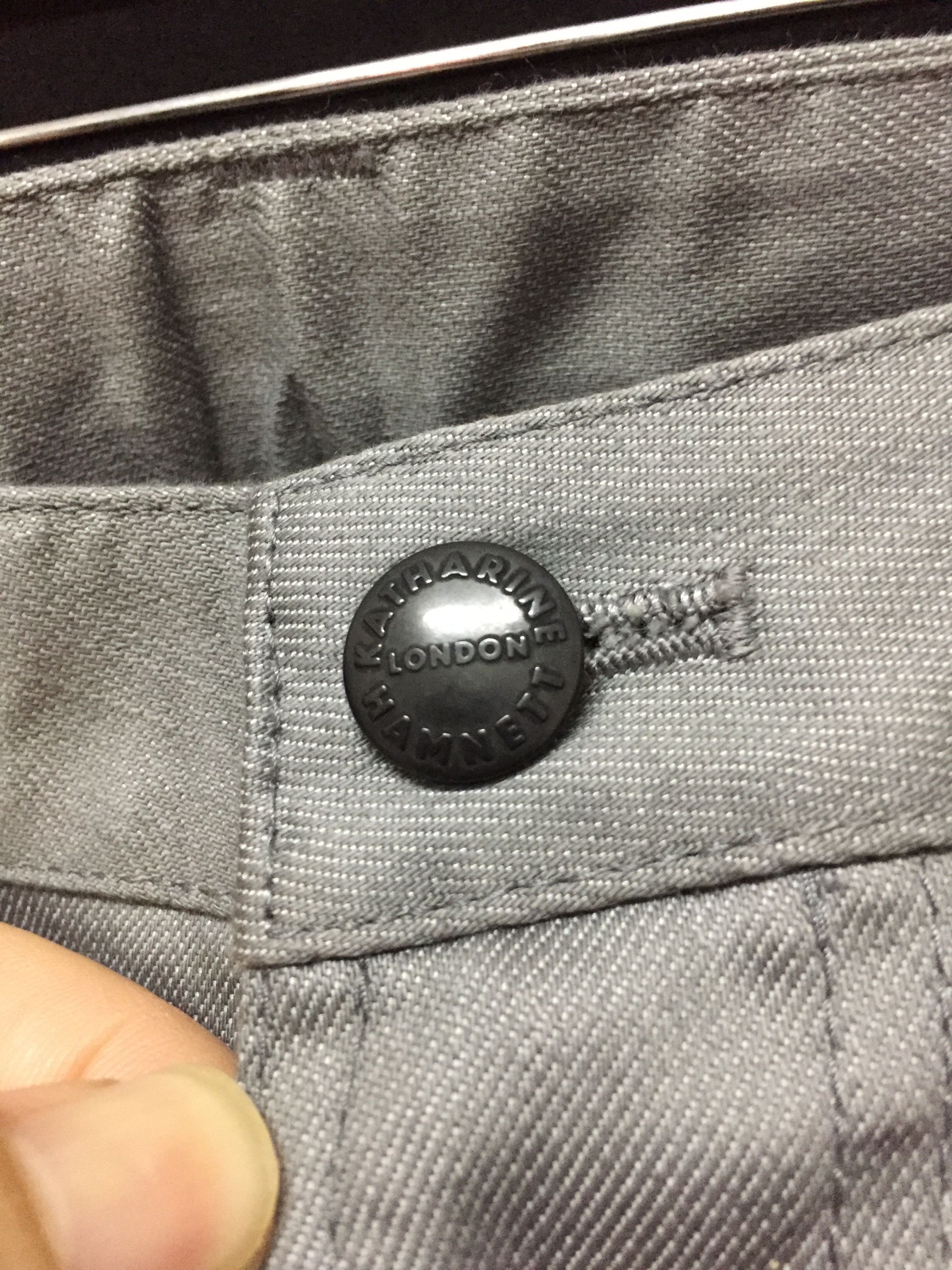 Katharine Hamnett London KATHARINE HAMNETT Six Pocket Gray Denim Size US 29 - 5 Thumbnail