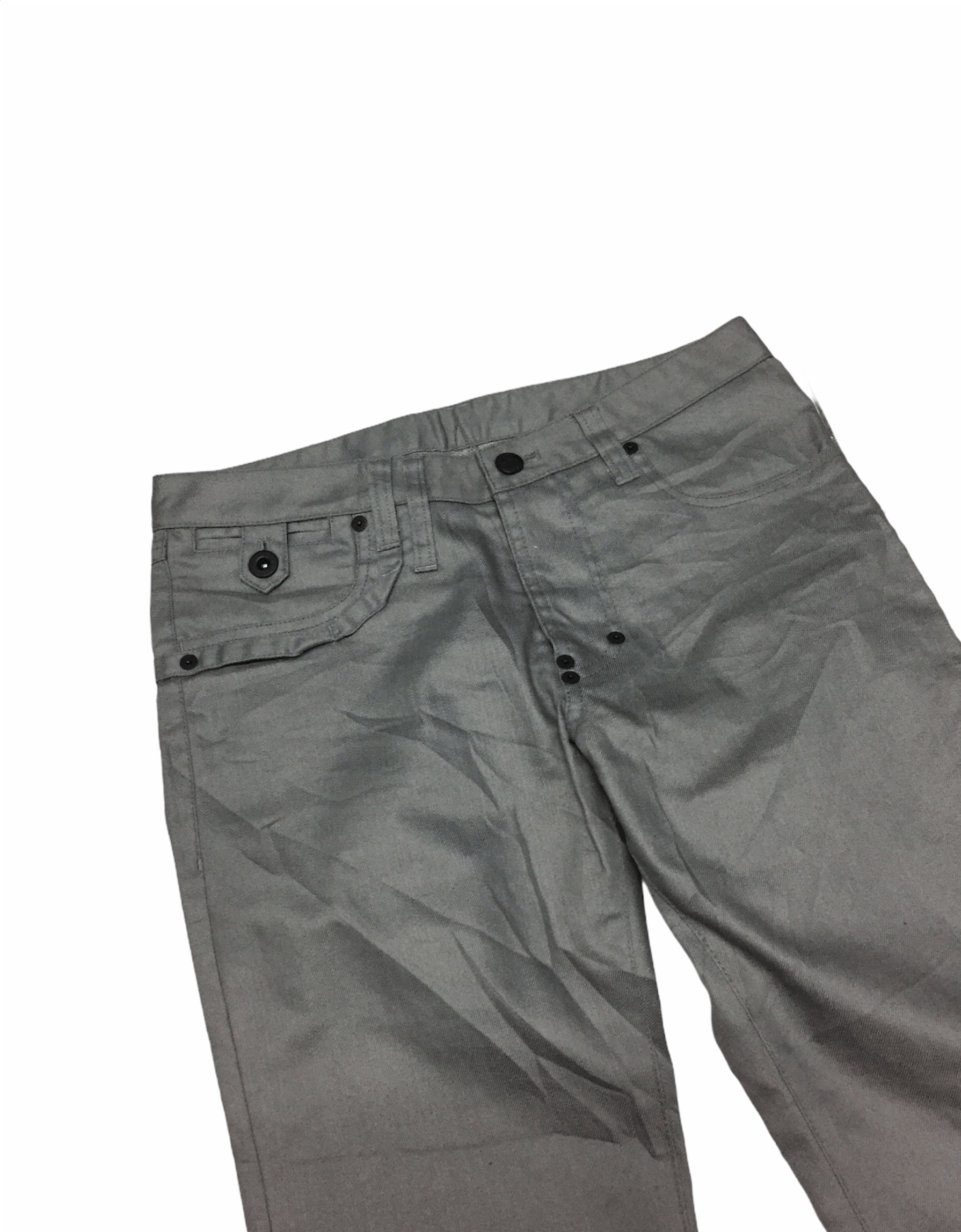 Katharine Hamnett London KATHARINE HAMNETT Six Pocket Gray Denim Size US 29 - 2 Thumbnail