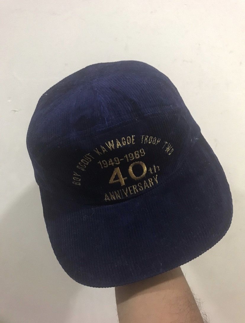 Japanese Brand VTG 1989 Japan BoyScout 40th Anniversary Corduroy Hat Size ONE SIZE - 2 Thumbnail