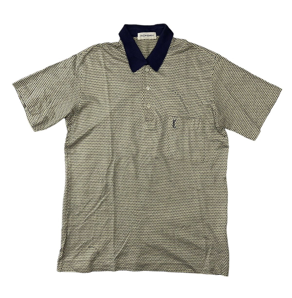 Vintage × Yves Saint Laurent Vintage YSL Polo Shirt Size US M / EU 48-50 / 2 - 1 Thumbnail
