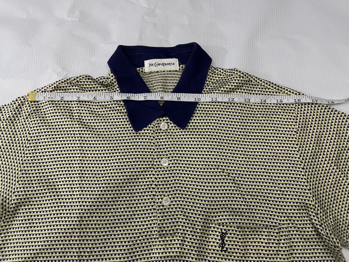 Vintage × Yves Saint Laurent Vintage YSL Polo Shirt Size US M / EU 48-50 / 2 - 8 Thumbnail
