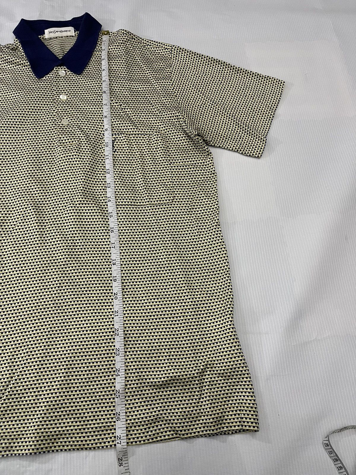 Vintage × Yves Saint Laurent Vintage YSL Polo Shirt Size US M / EU 48-50 / 2 - 7 Thumbnail