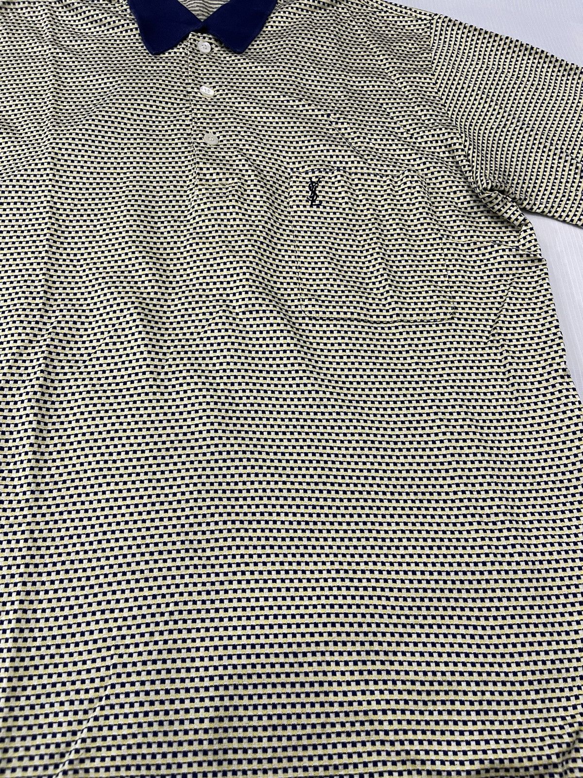 Vintage × Yves Saint Laurent Vintage YSL Polo Shirt Size US M / EU 48-50 / 2 - 3 Thumbnail