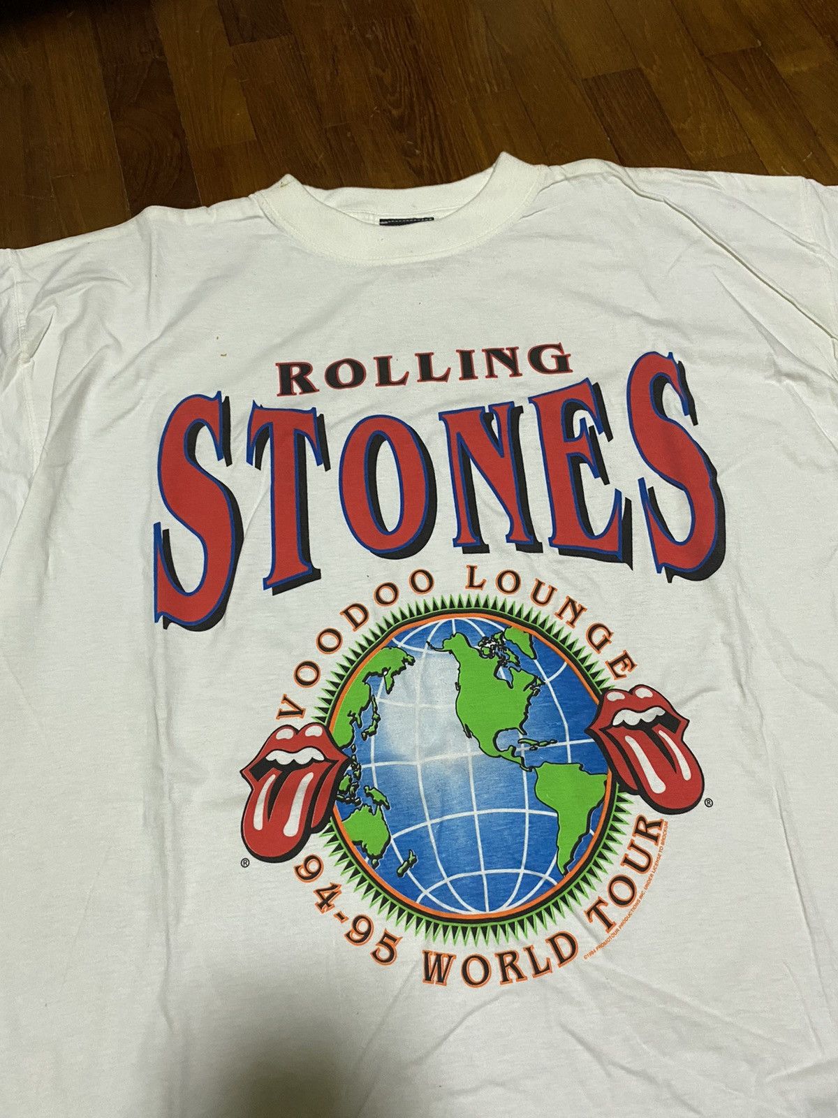 Vintage ‘94 Rolling Stones Voodoo Lounge World Tour Euro Tee