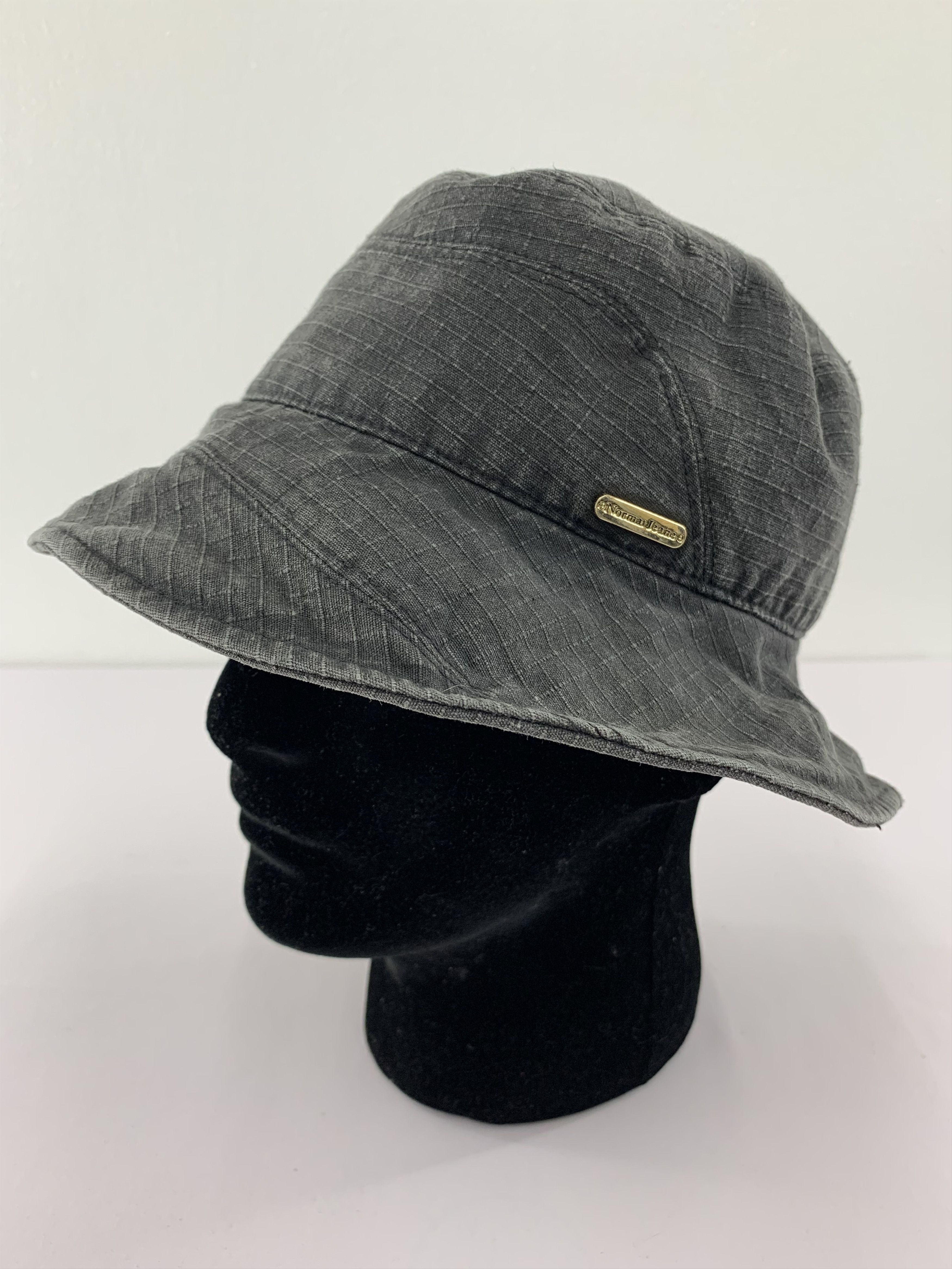 Japanese Brand Norma Jeane Black Faded Hat - SS1111 Size ONE SIZE - 1 Thumbnail