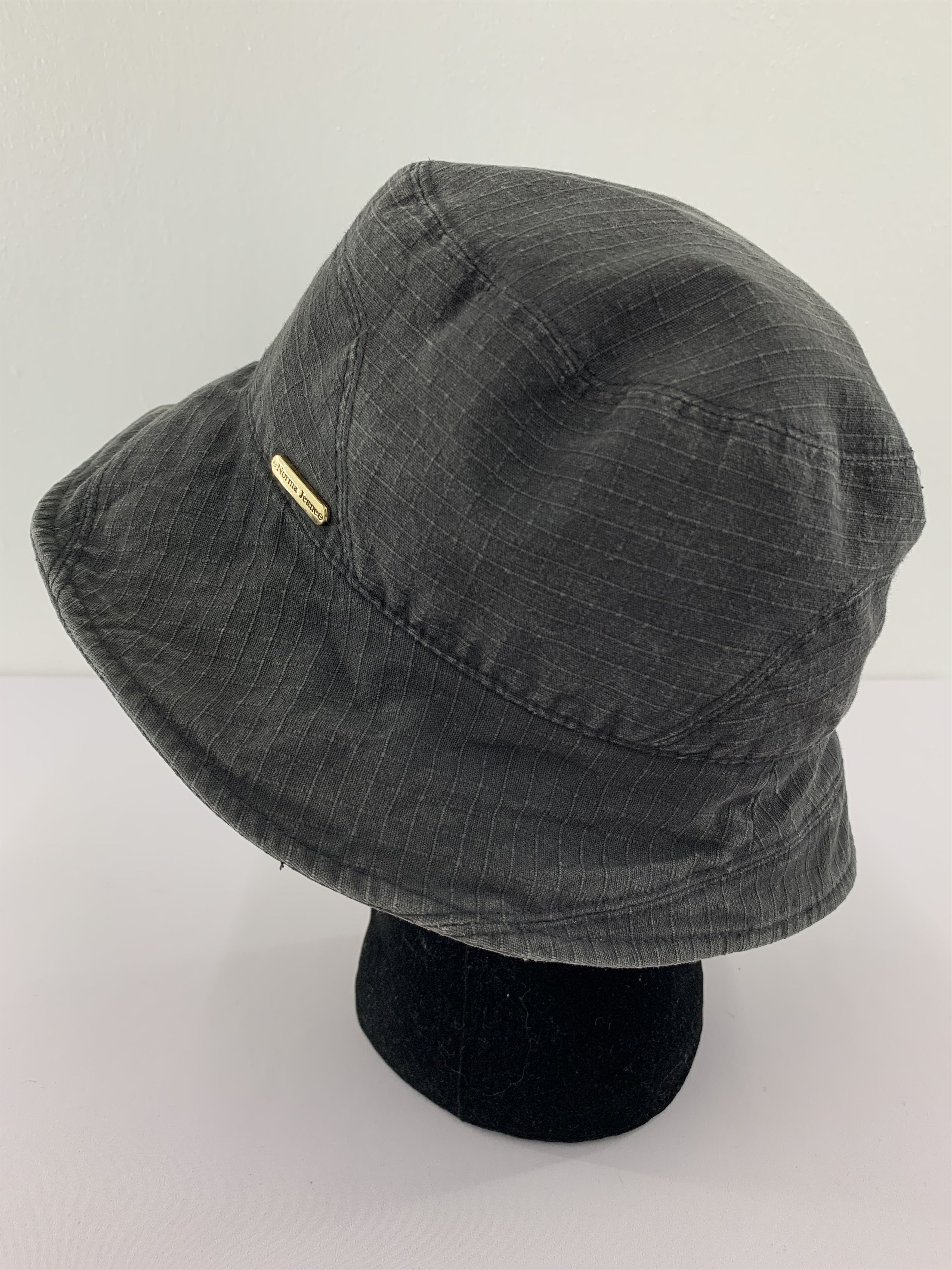 Japanese Brand Norma Jeane Black Faded Hat - SS1111 Size ONE SIZE - 5 Thumbnail