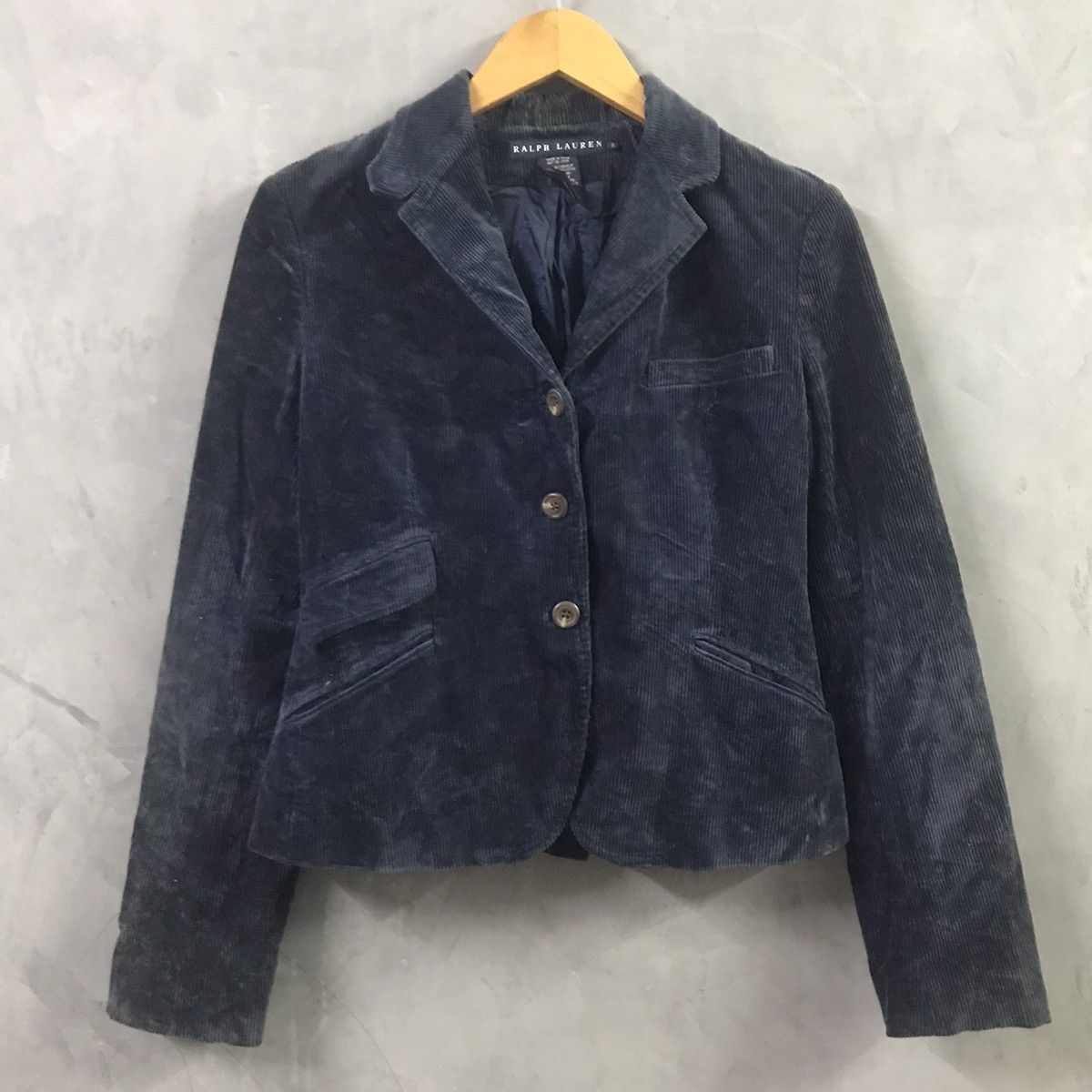 RALPH LAUREN - Velvet Cotton Corduroy Blazer
