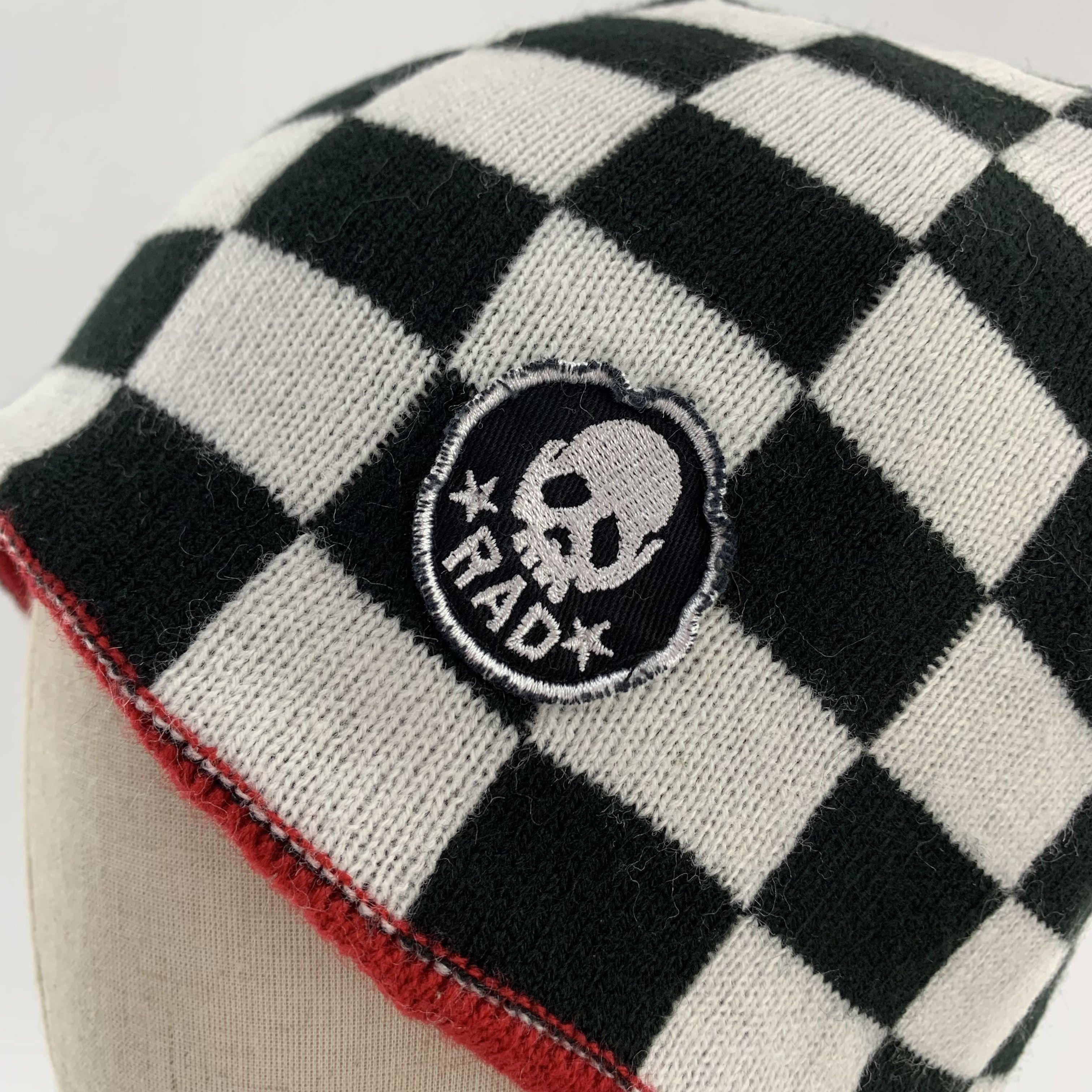 Japanese Brand RAD Custom Skulls Beanie Hats - B3024 Size ONE SIZE - 5 Thumbnail