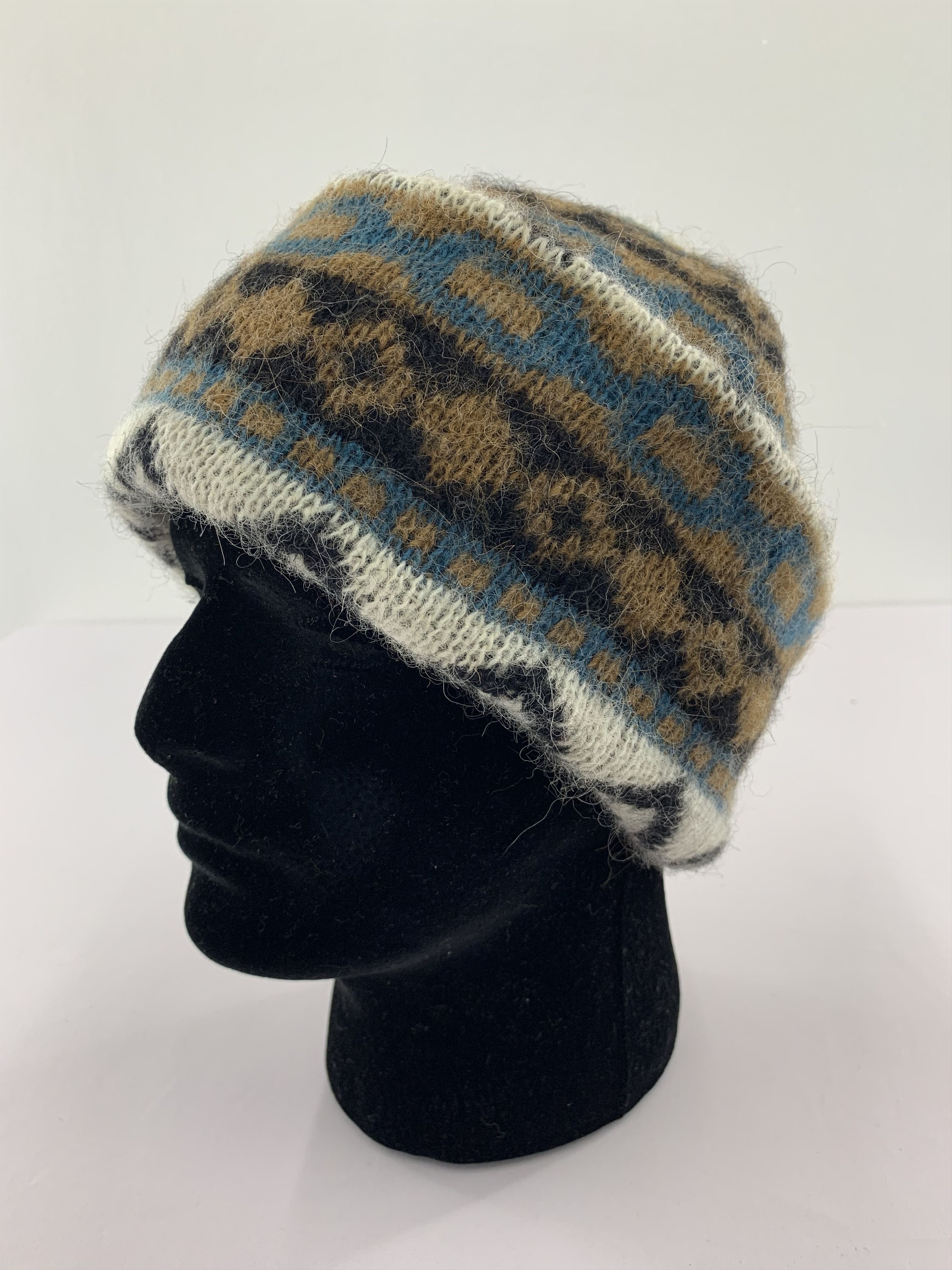 Japanese Brand Vintage 90s Glencroft Pure New Wool beanie Hat Size ONE SIZE - 3 Thumbnail