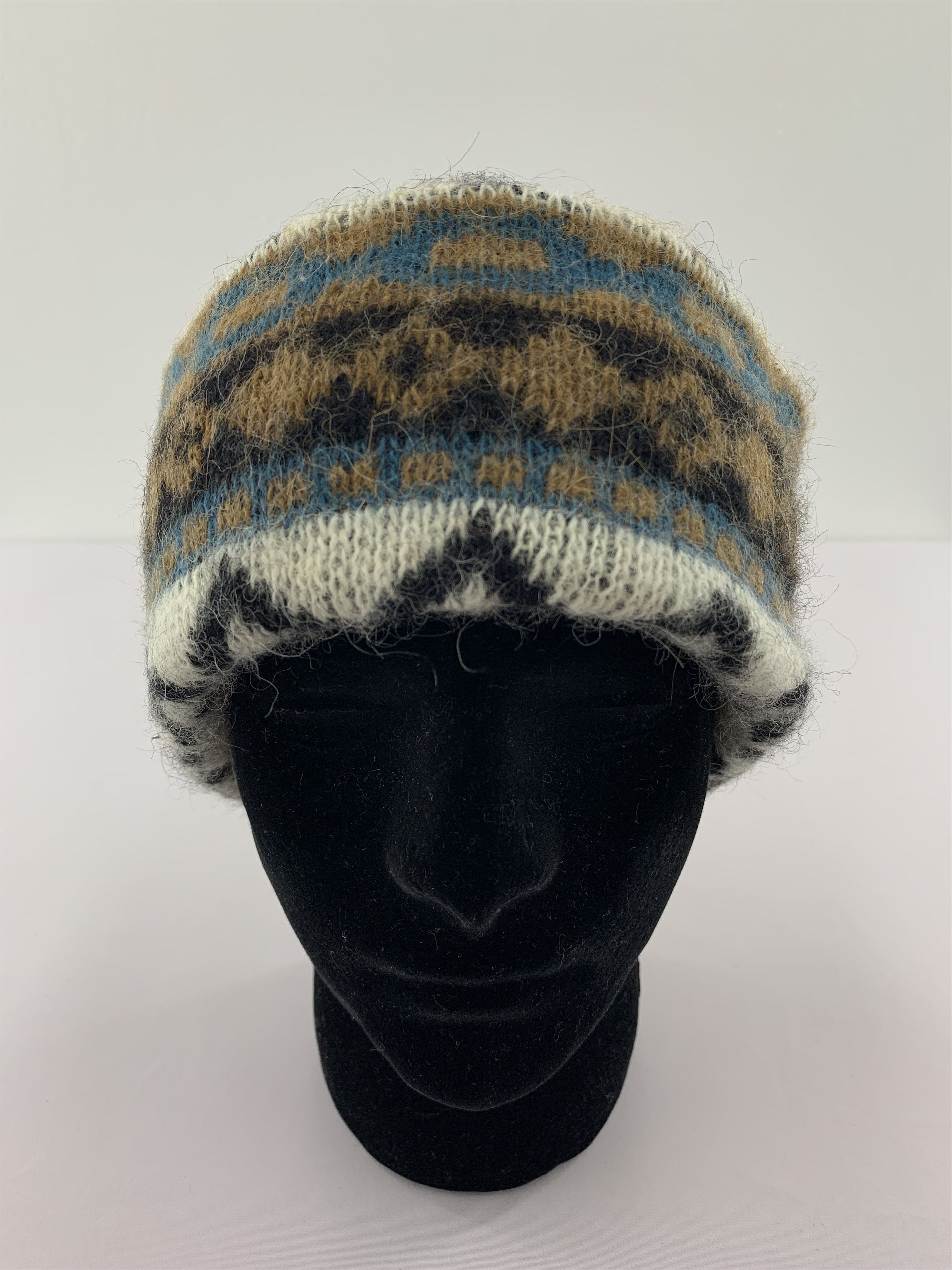 Japanese Brand Vintage 90s Glencroft Pure New Wool beanie Hat Size ONE SIZE - 2 Thumbnail