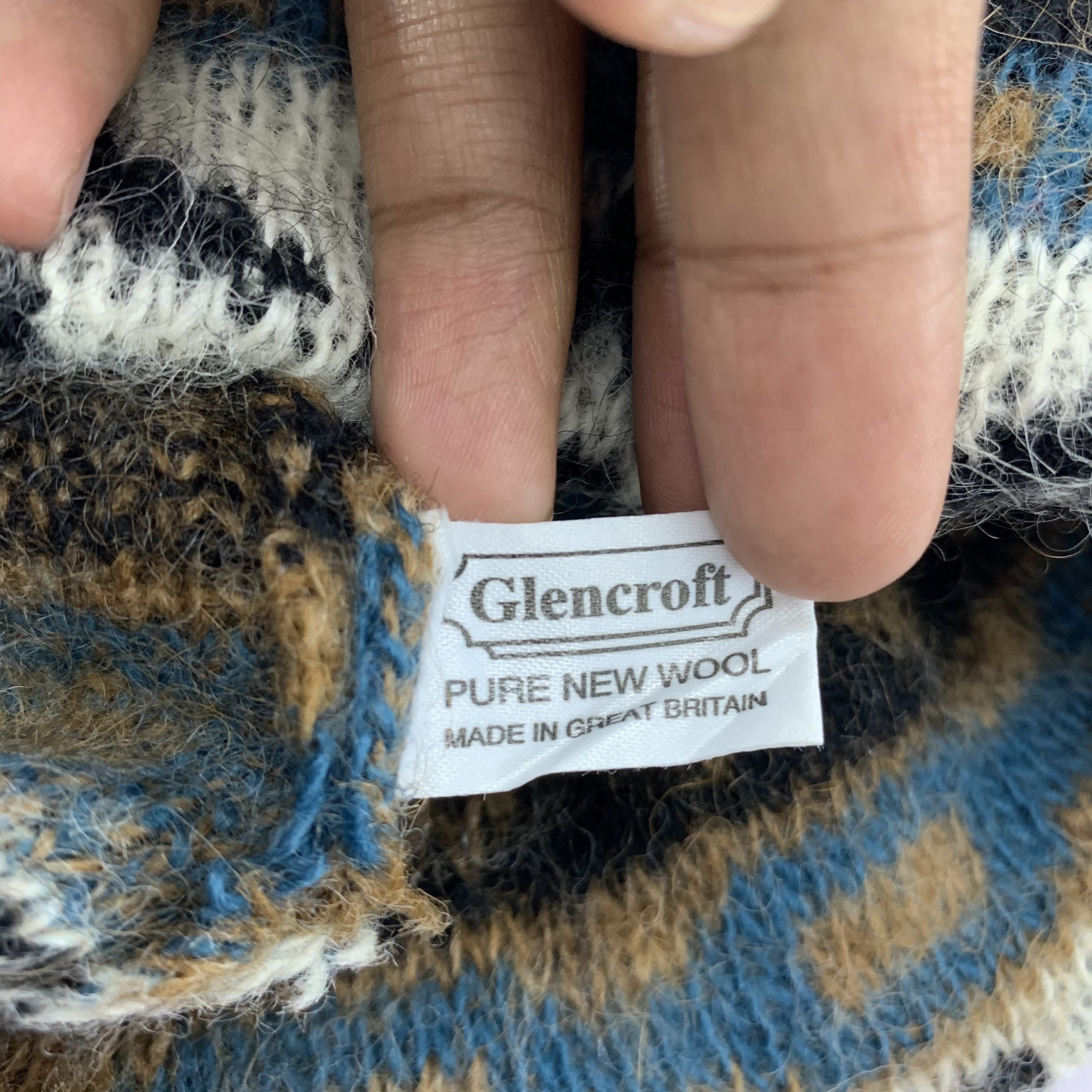 Japanese Brand Vintage 90s Glencroft Pure New Wool beanie Hat Size ONE SIZE - 7 Thumbnail