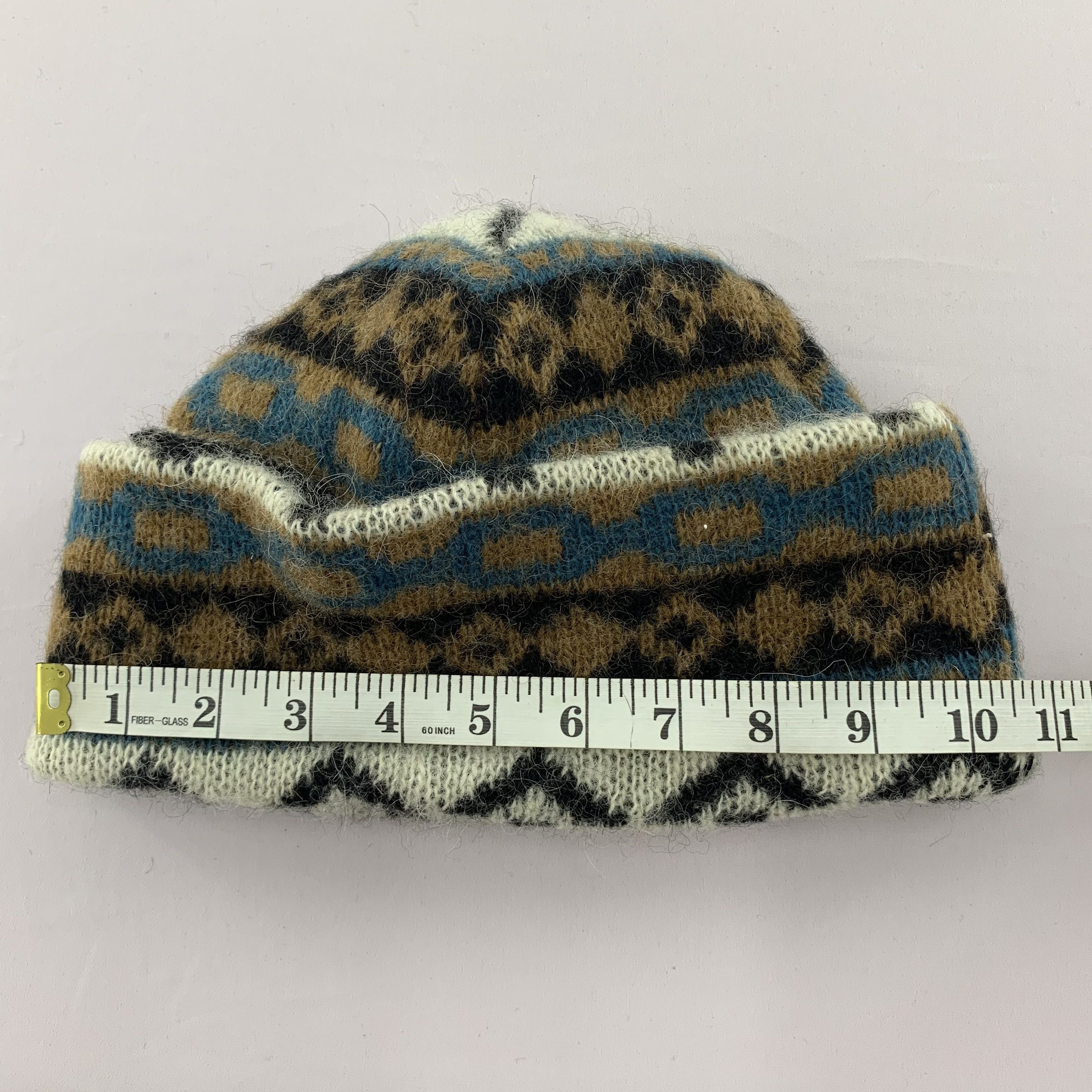 Japanese Brand Vintage 90s Glencroft Pure New Wool beanie Hat Size ONE SIZE - 9 Thumbnail