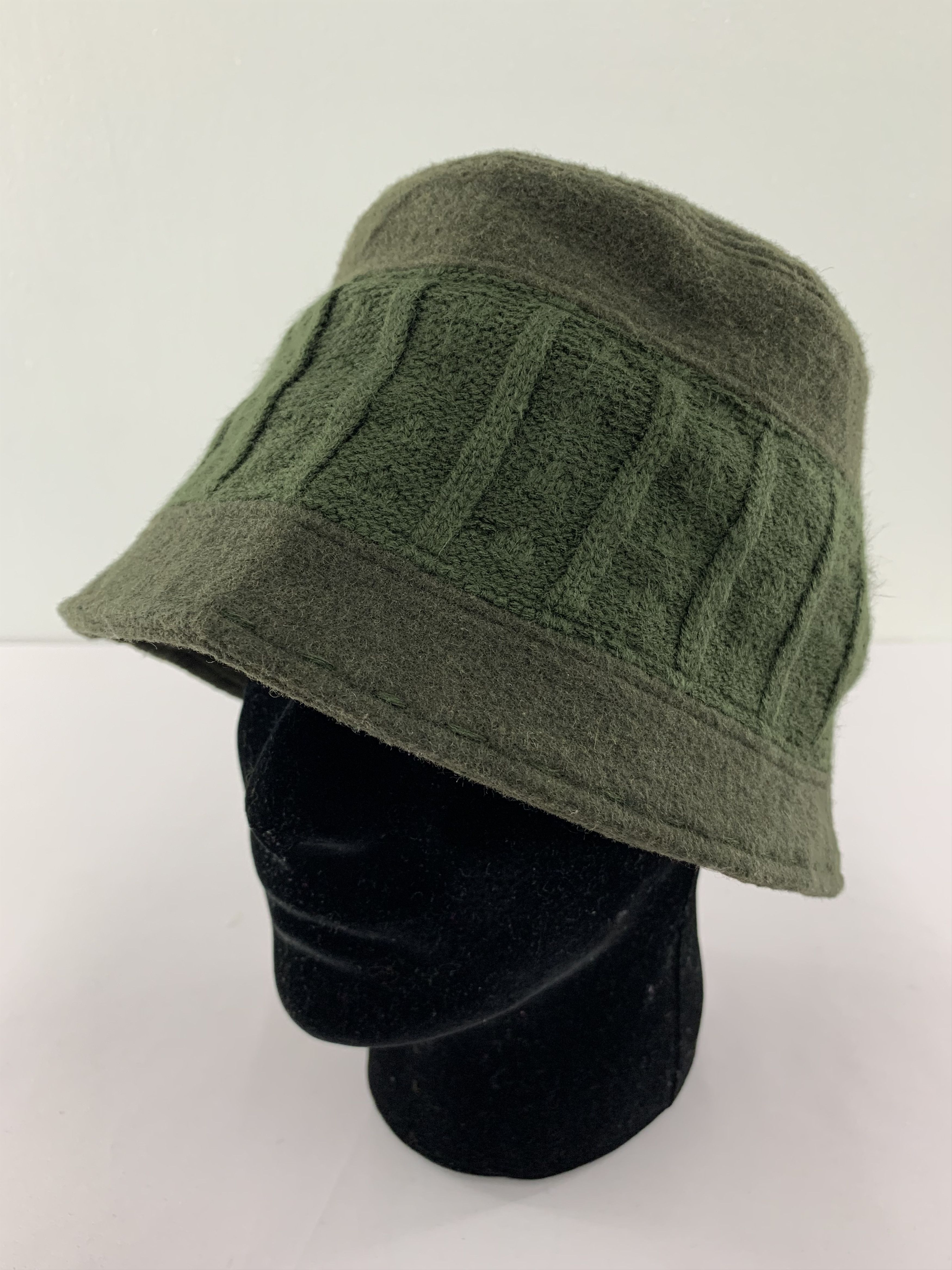 Japanese Brand Vintage Wool Bucket Hat - S1019 Size ONE SIZE - 3 Thumbnail