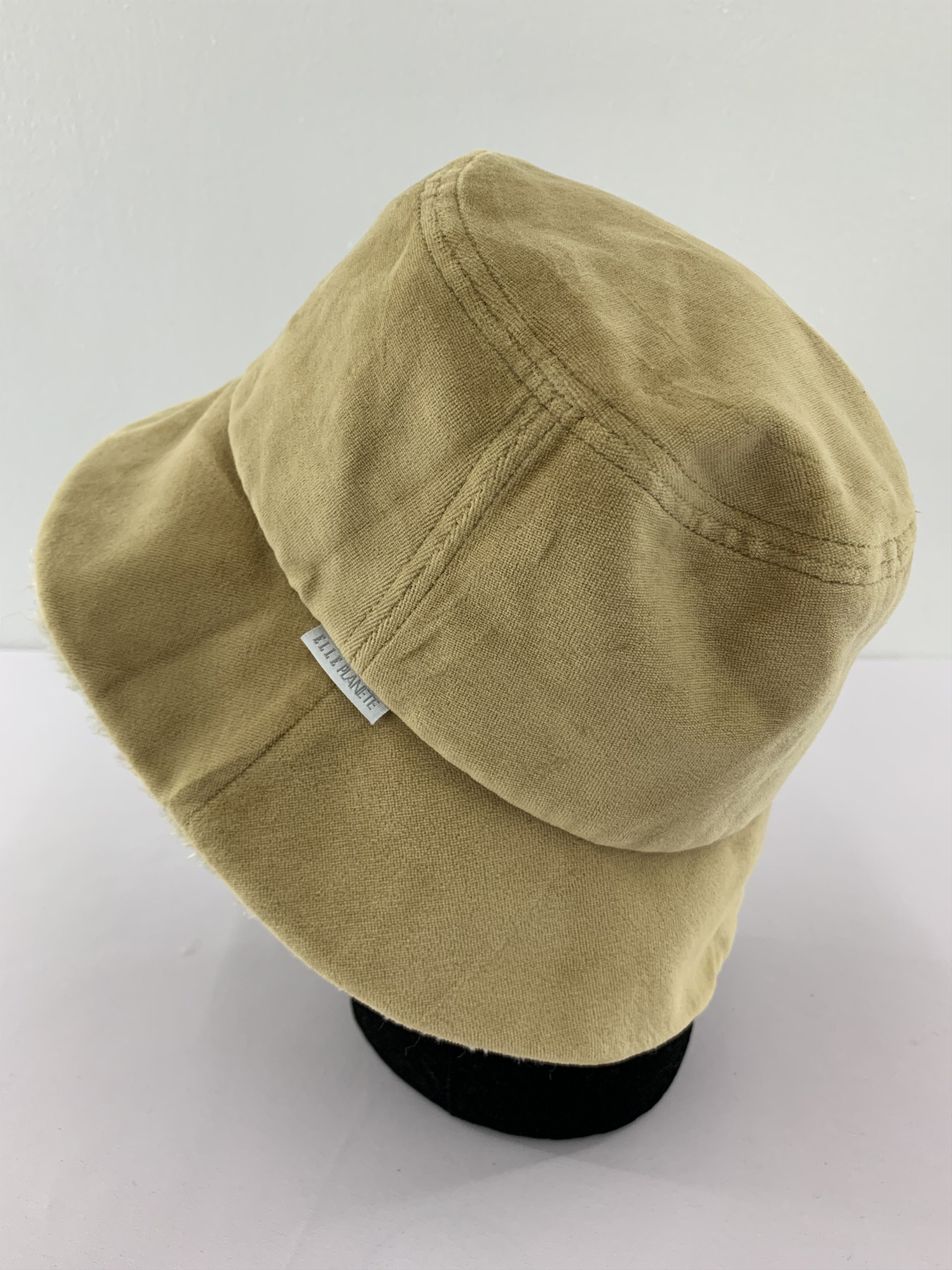 Japanese Brand Elle Planete Bucket Hat Fur Hat Interior - S1035 Size ONE SIZE - 7 Thumbnail