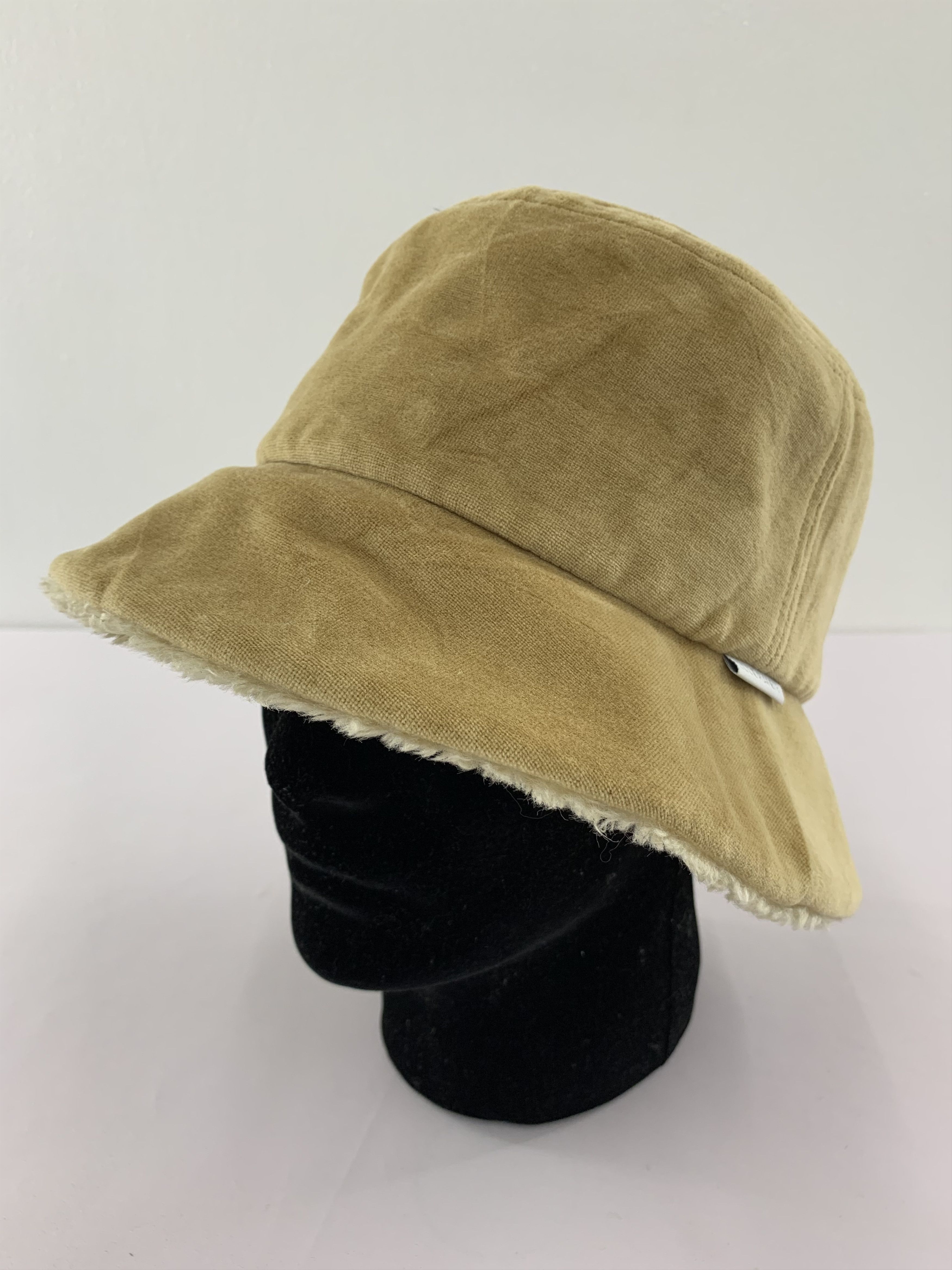 Japanese Brand Elle Planete Bucket Hat Fur Hat Interior - S1035 Size ONE SIZE - 4 Thumbnail