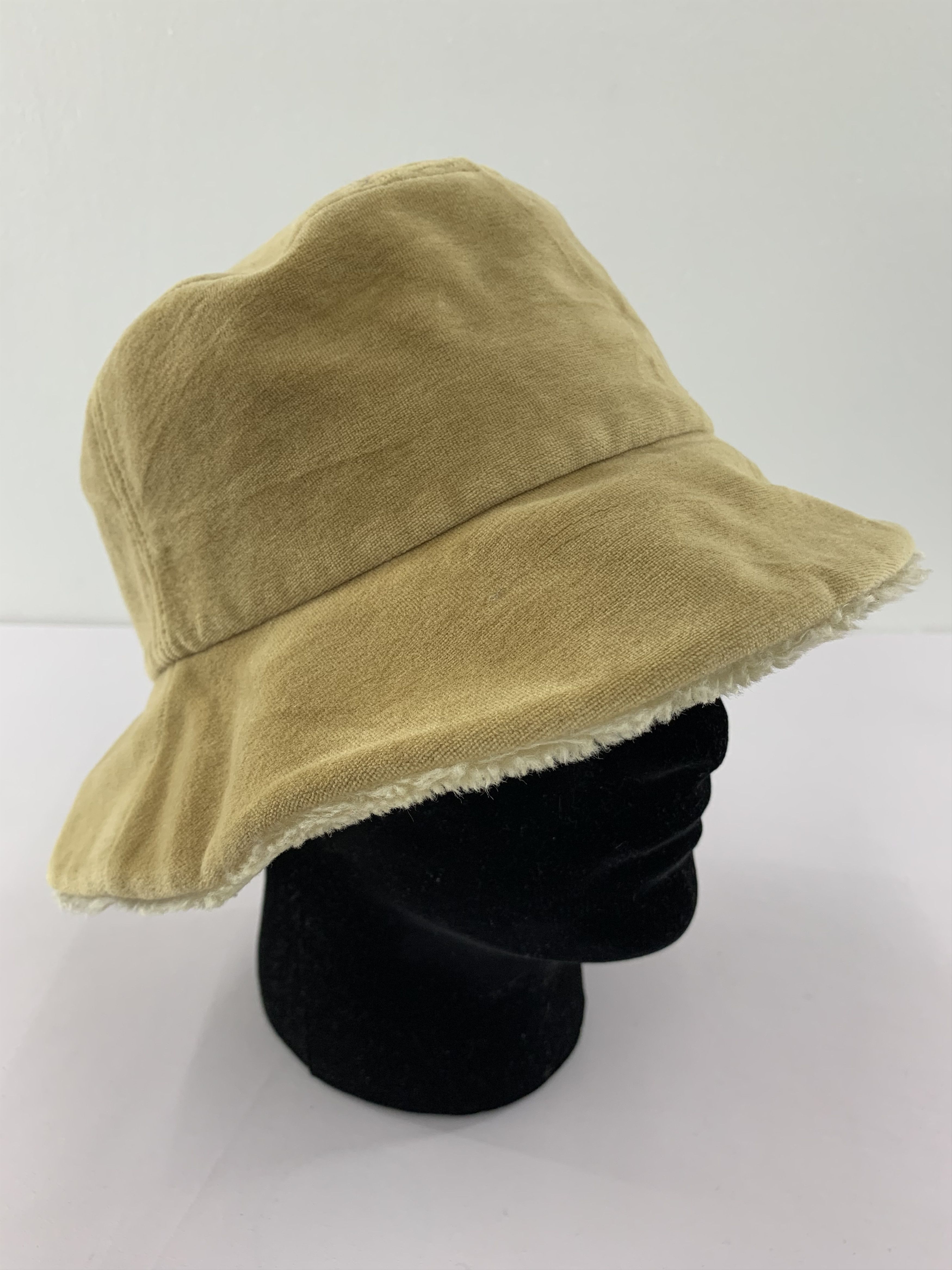 Japanese Brand Elle Planete Bucket Hat Fur Hat Interior - S1035 Size ONE SIZE - 5 Thumbnail