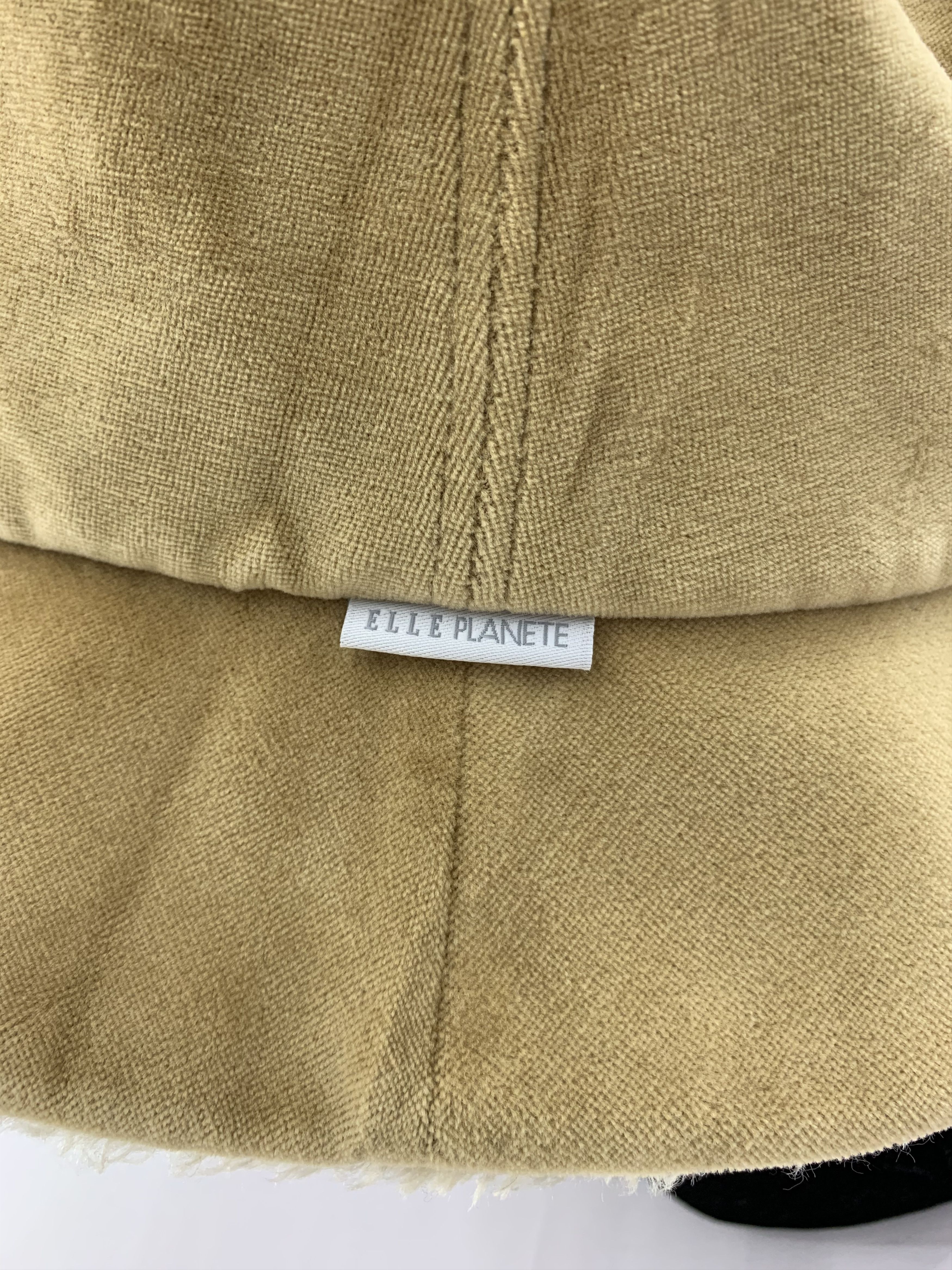 Japanese Brand Elle Planete Bucket Hat Fur Hat Interior - S1035 Size ONE SIZE - 9 Thumbnail