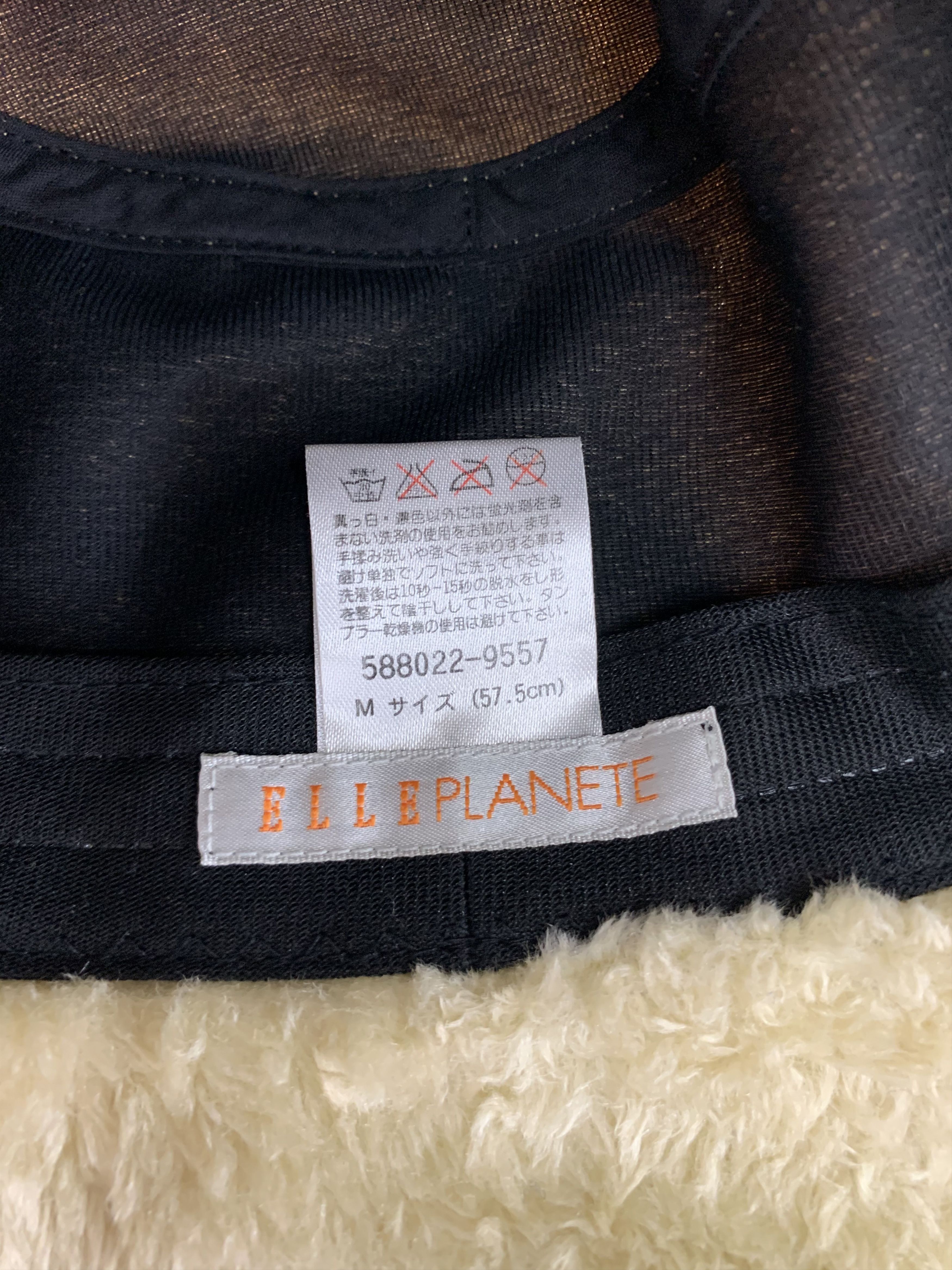 Japanese Brand Elle Planete Bucket Hat Fur Hat Interior - S1035 Size ONE SIZE - 10 Thumbnail