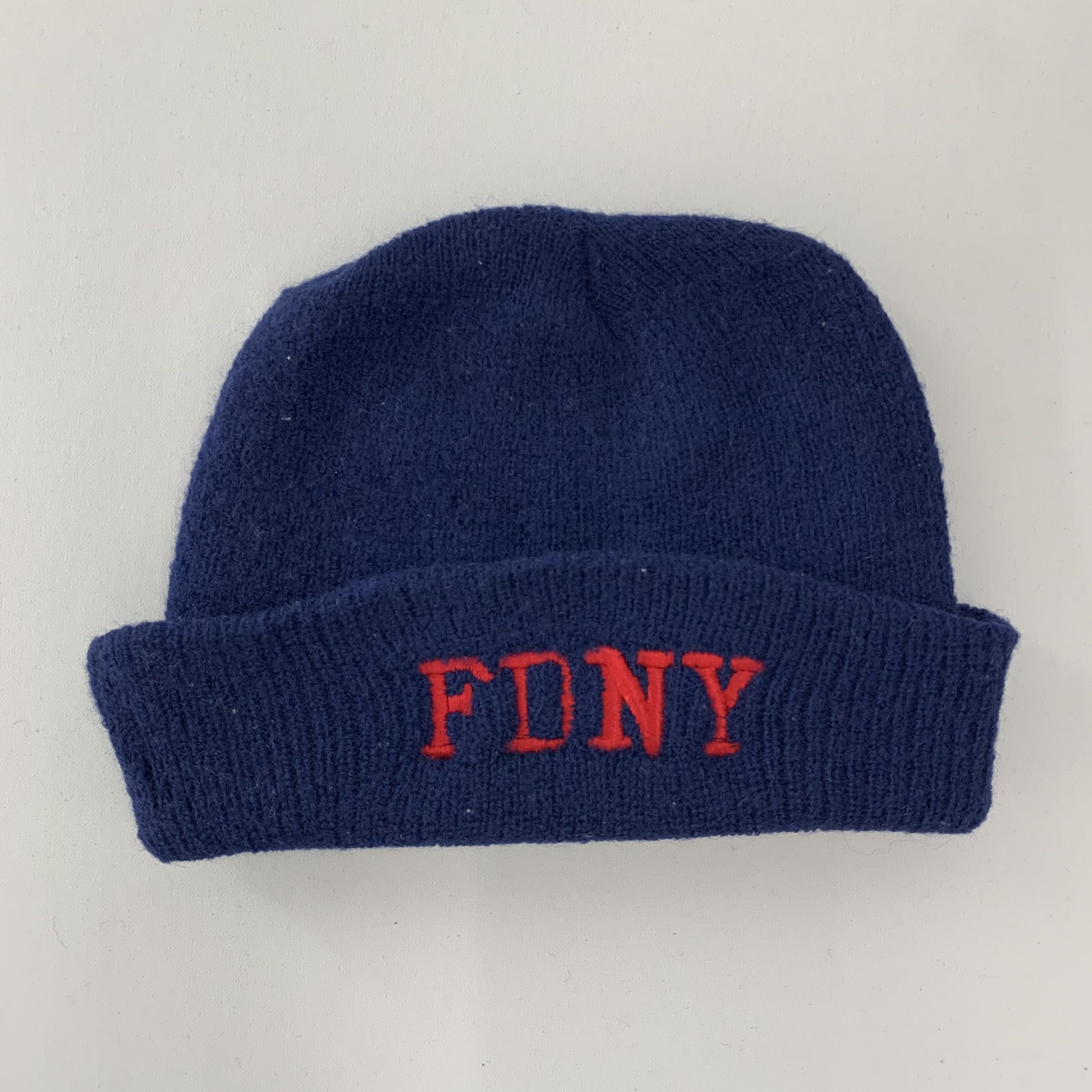 Other Vintage 90s Wool Beanie FDNY Embroidered Size ONE SIZE - 1 Thumbnail