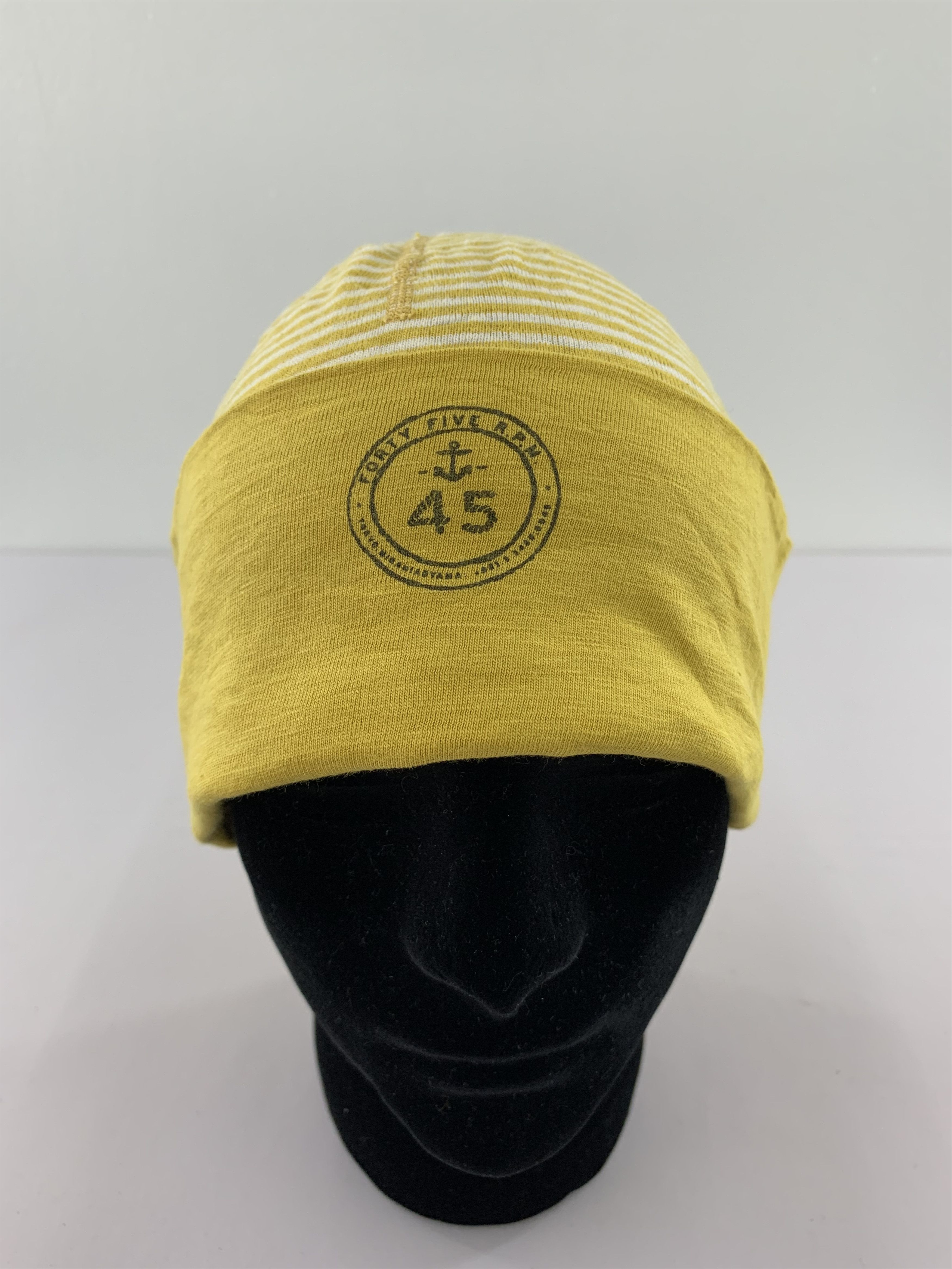 45rpm 45rpm Beanie Hat Striped Yellow Size ONE SIZE - 3 Thumbnail