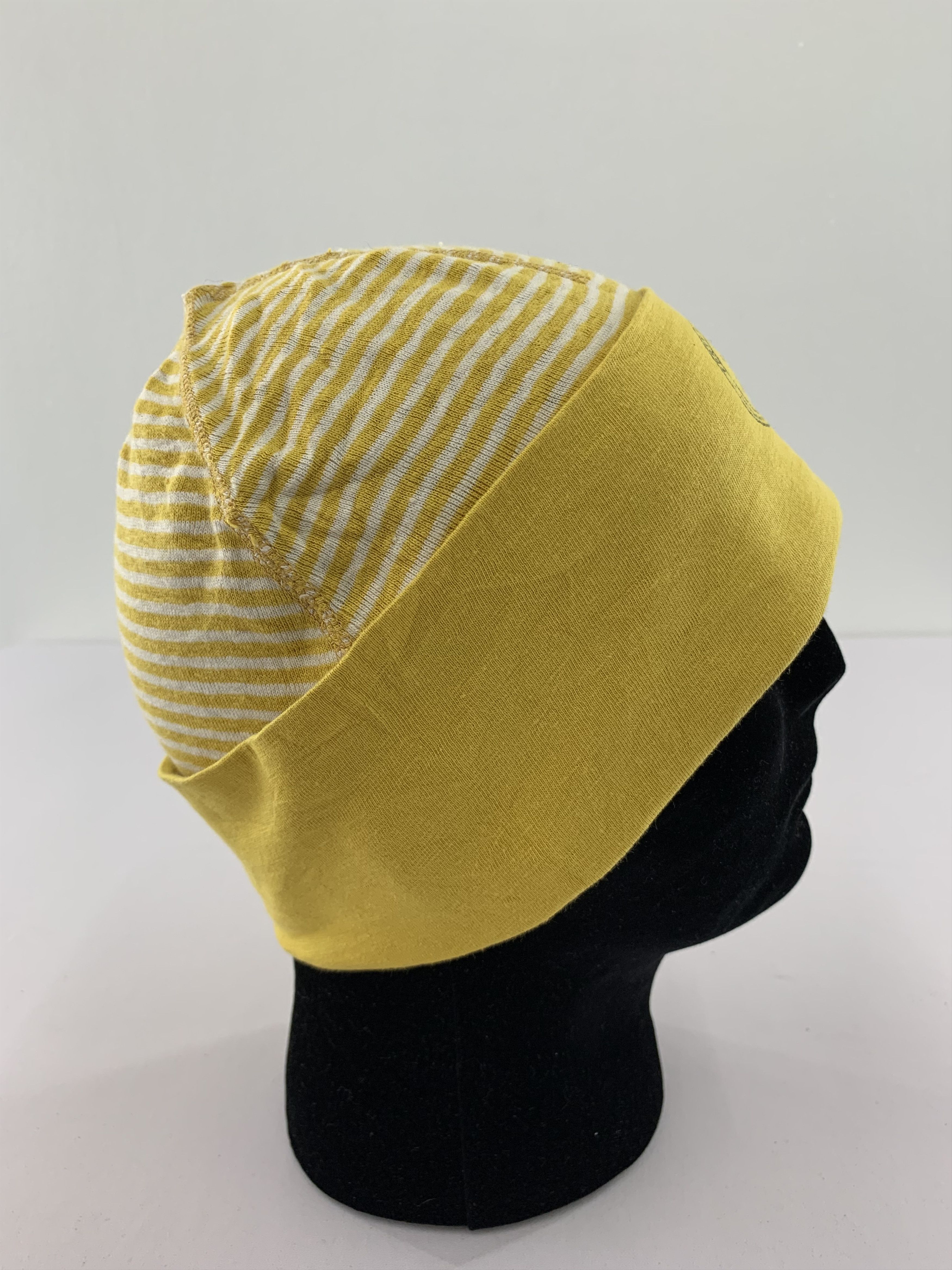 45rpm 45rpm Beanie Hat Striped Yellow Size ONE SIZE - 6 Thumbnail