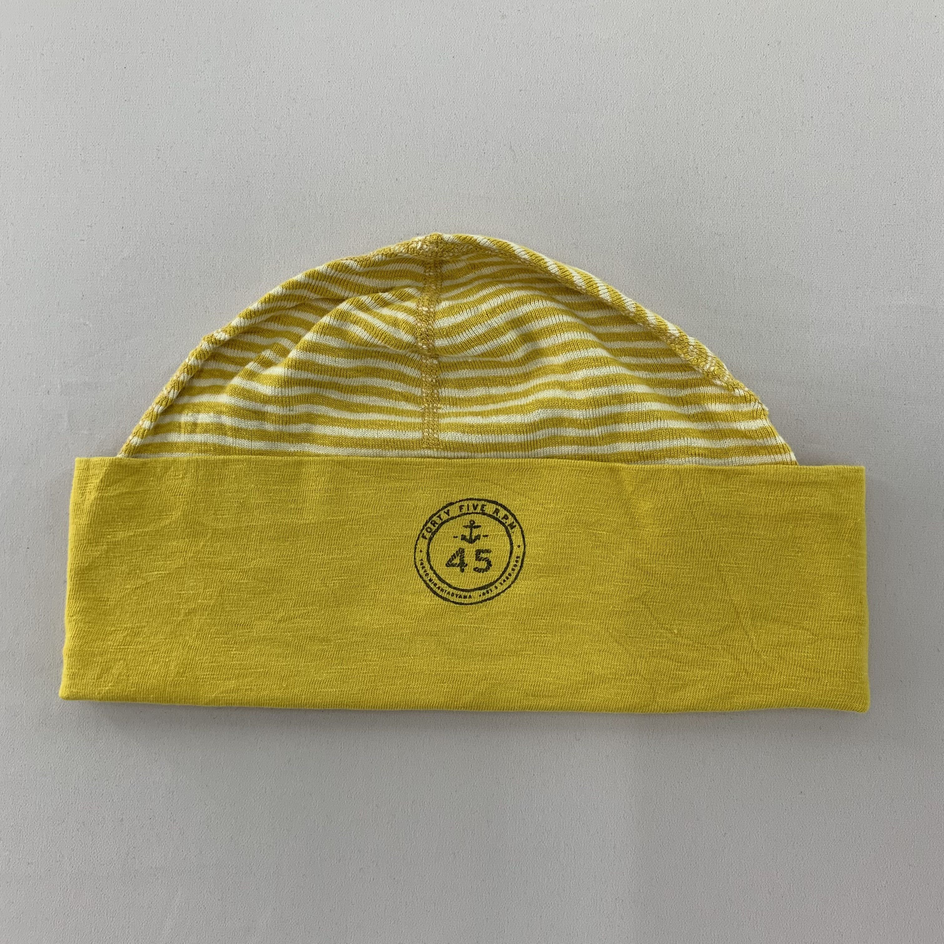 45rpm 45rpm Beanie Hat Striped Yellow Size ONE SIZE - 7 Thumbnail