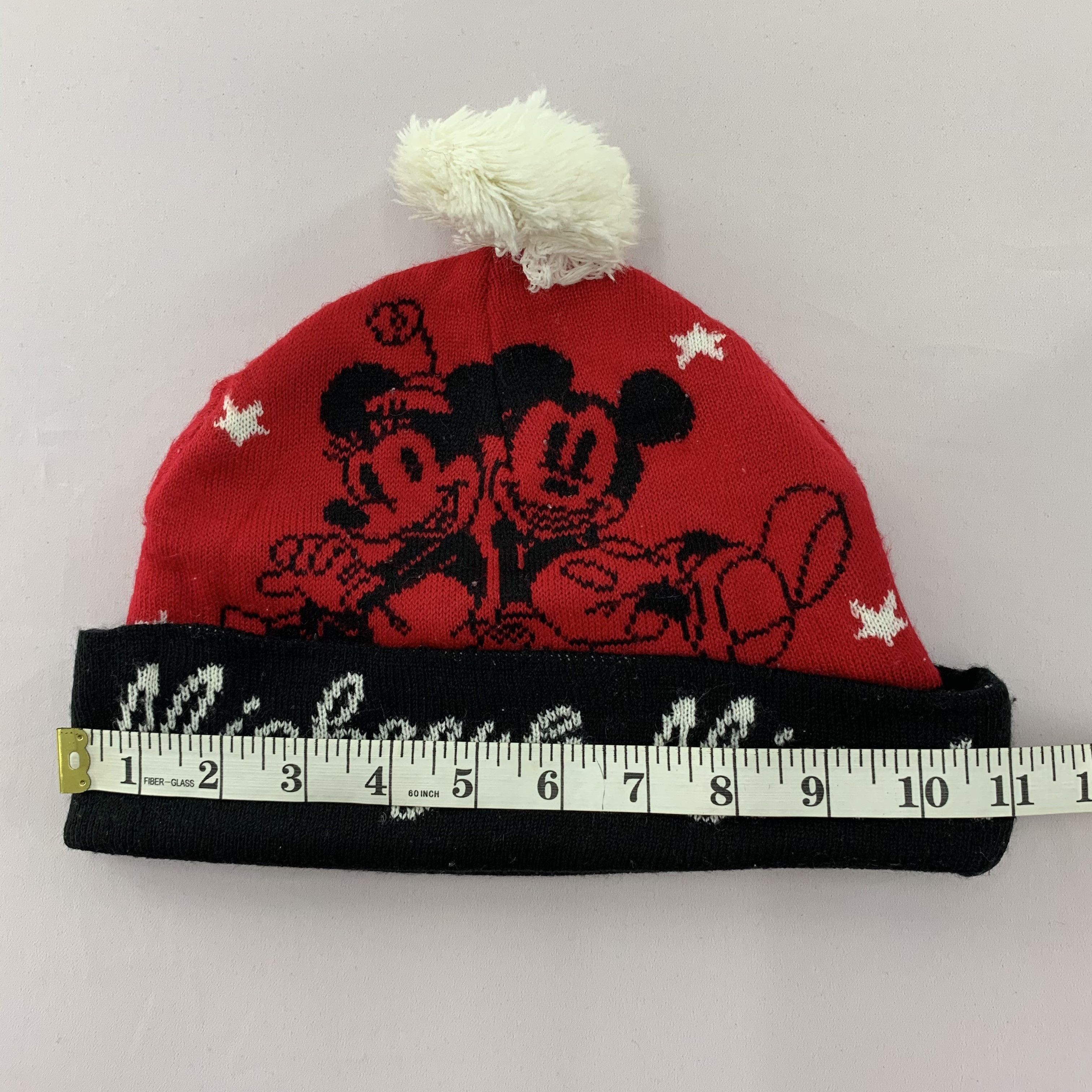 Mickey Mouse Mickey Disney Beanie Hat Over Printed Size ONE SIZE - 8 Thumbnail