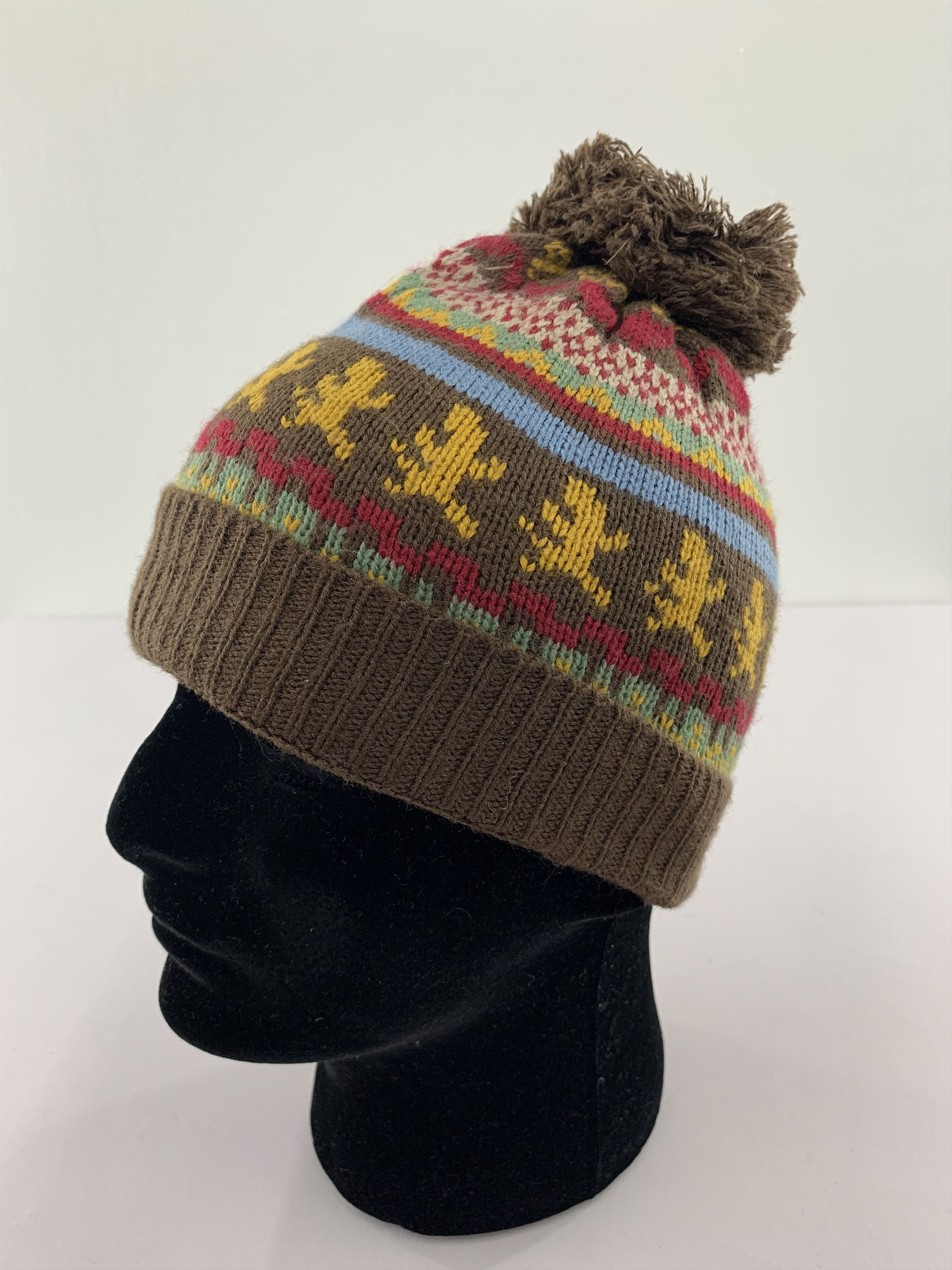 Japanese Brand Unknown Beanie Snow Cap Nice Design Size ONE SIZE - 6 Thumbnail