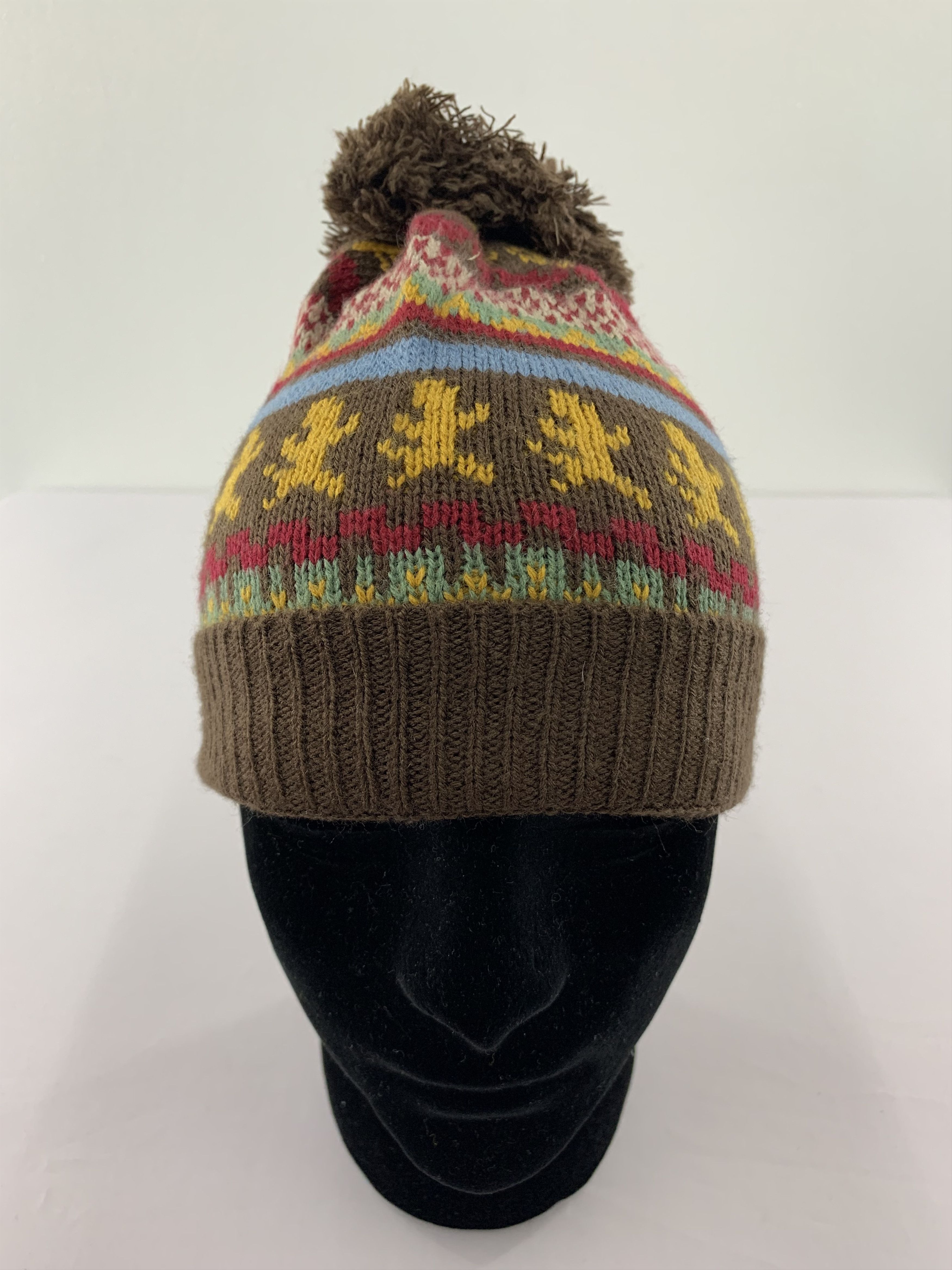 Japanese Brand Unknown Beanie Snow Cap Nice Design Size ONE SIZE - 2 Thumbnail