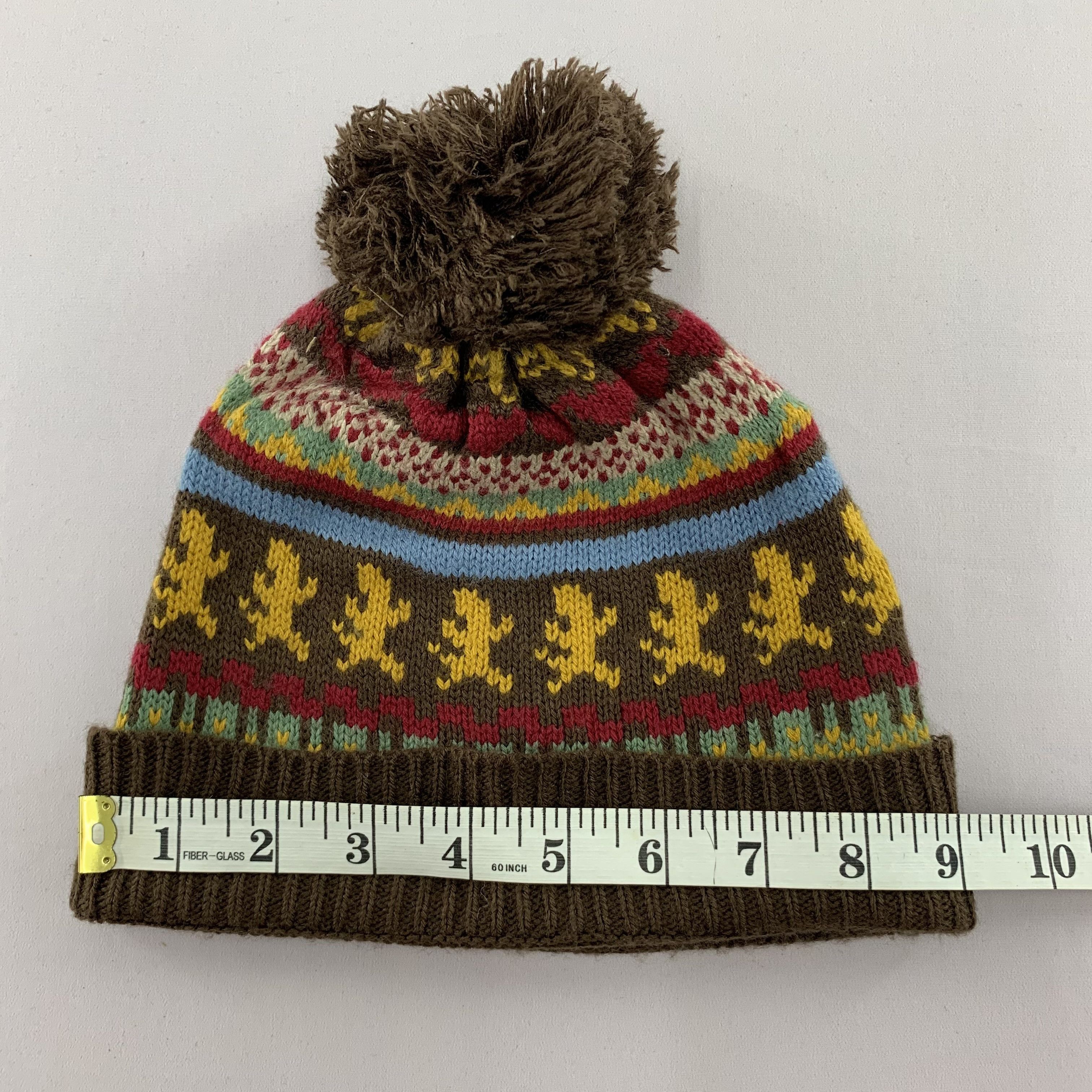 Japanese Brand Unknown Beanie Snow Cap Nice Design Size ONE SIZE - 9 Thumbnail