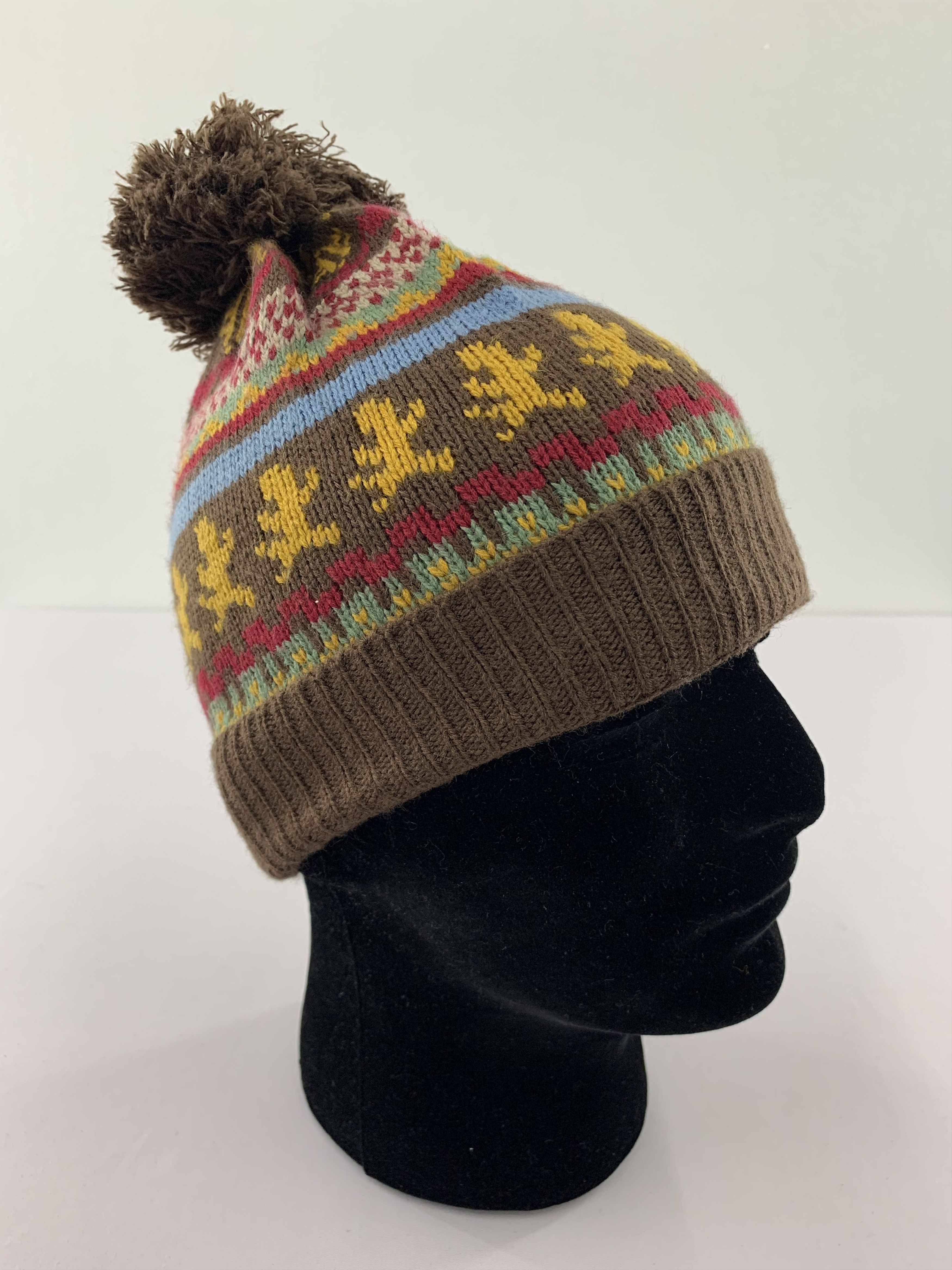 Japanese Brand Unknown Beanie Snow Cap Nice Design Size ONE SIZE - 3 Thumbnail