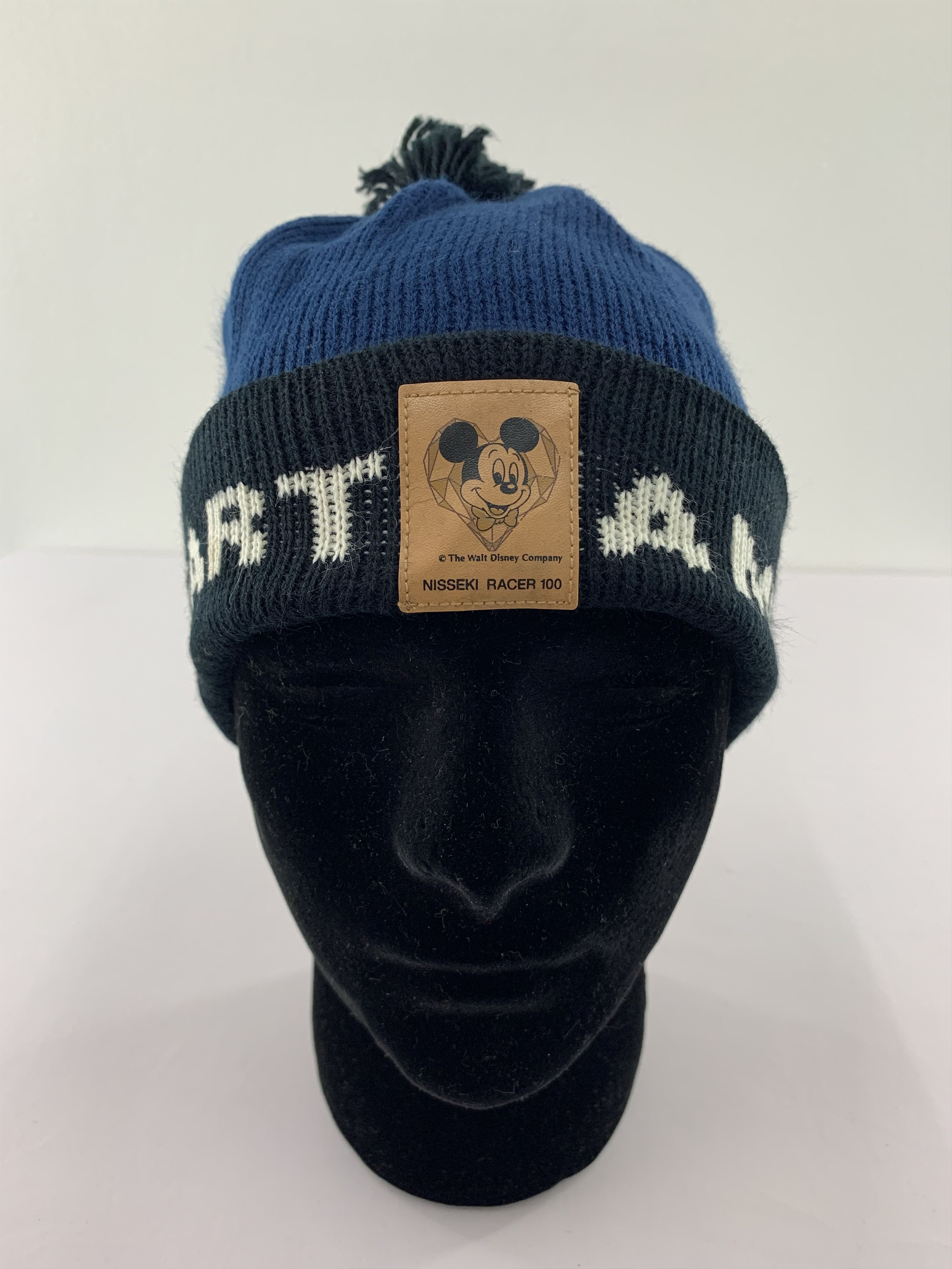 Disney Vintage 90s Nisseki Racer 100 Walt Disney Beanie hat Size ONE SIZE - 2 Thumbnail