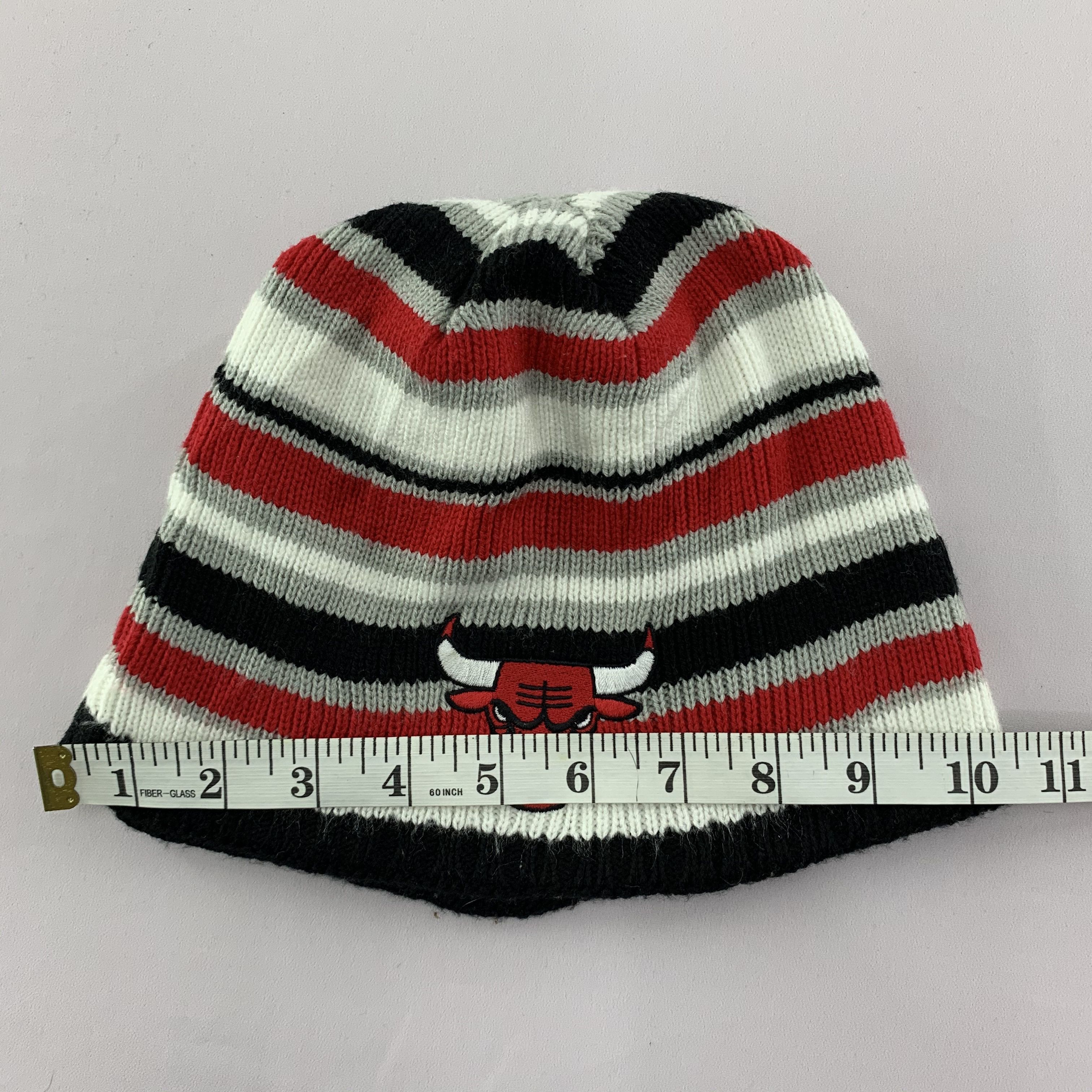 NBA Chicago Bulls x NBA Beanie Hat Striped Size ONE SIZE - 3 Thumbnail