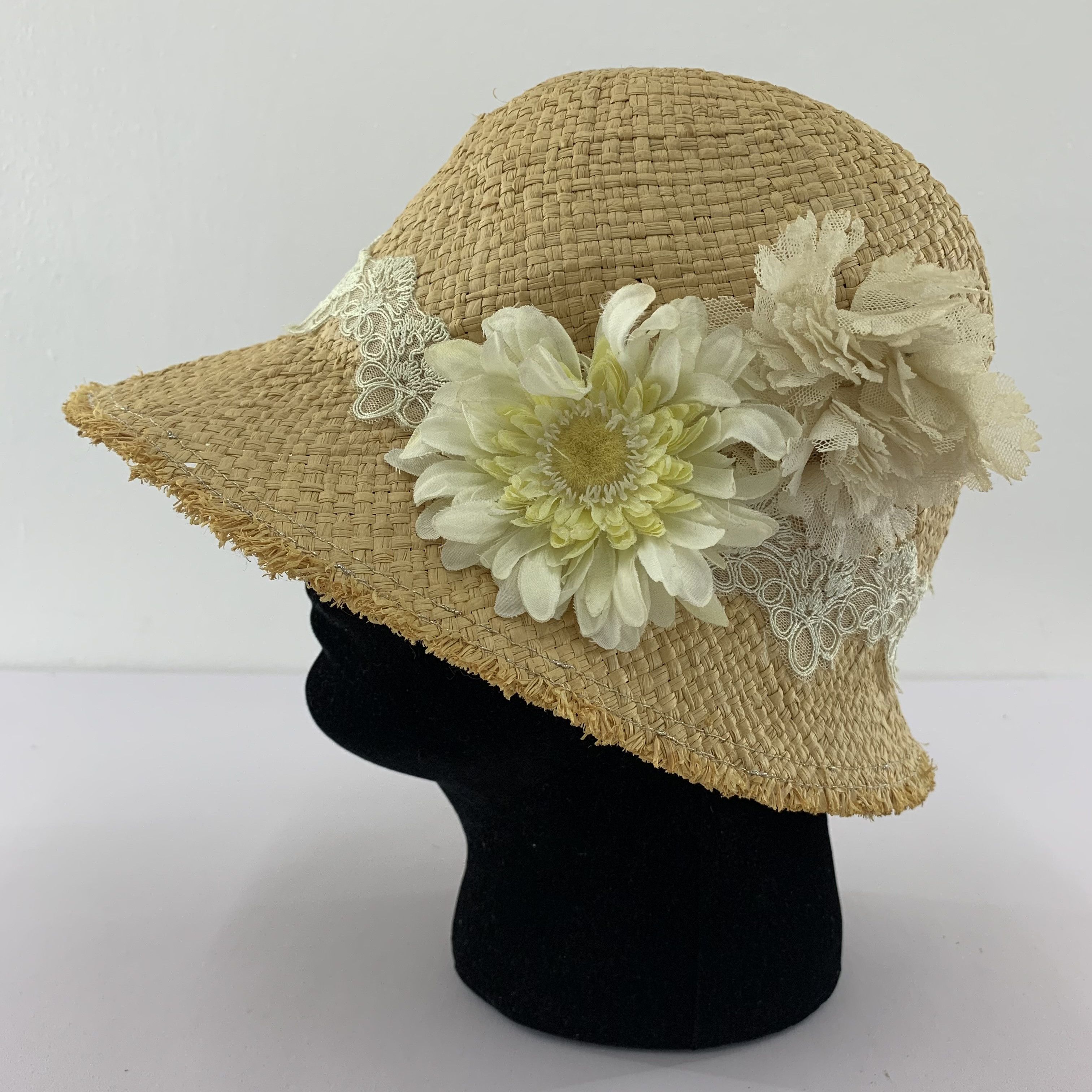 image of Ca4La Straw Hats Flowers - S2020 in Brown, Men's