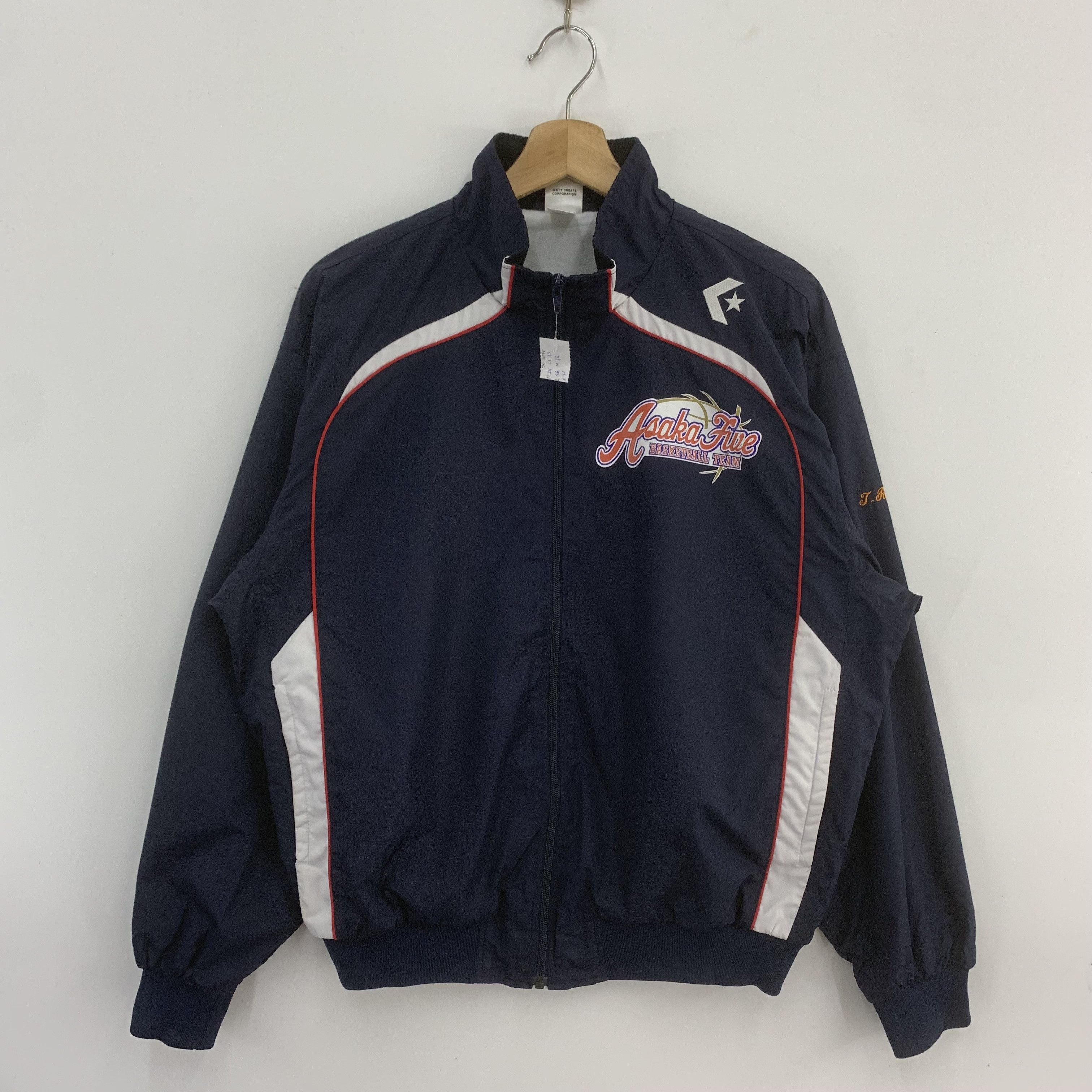 Converse Vintage 90s Converse Windbreaker Jacket Size US M / EU 48-50 / 2 - 1 Thumbnail