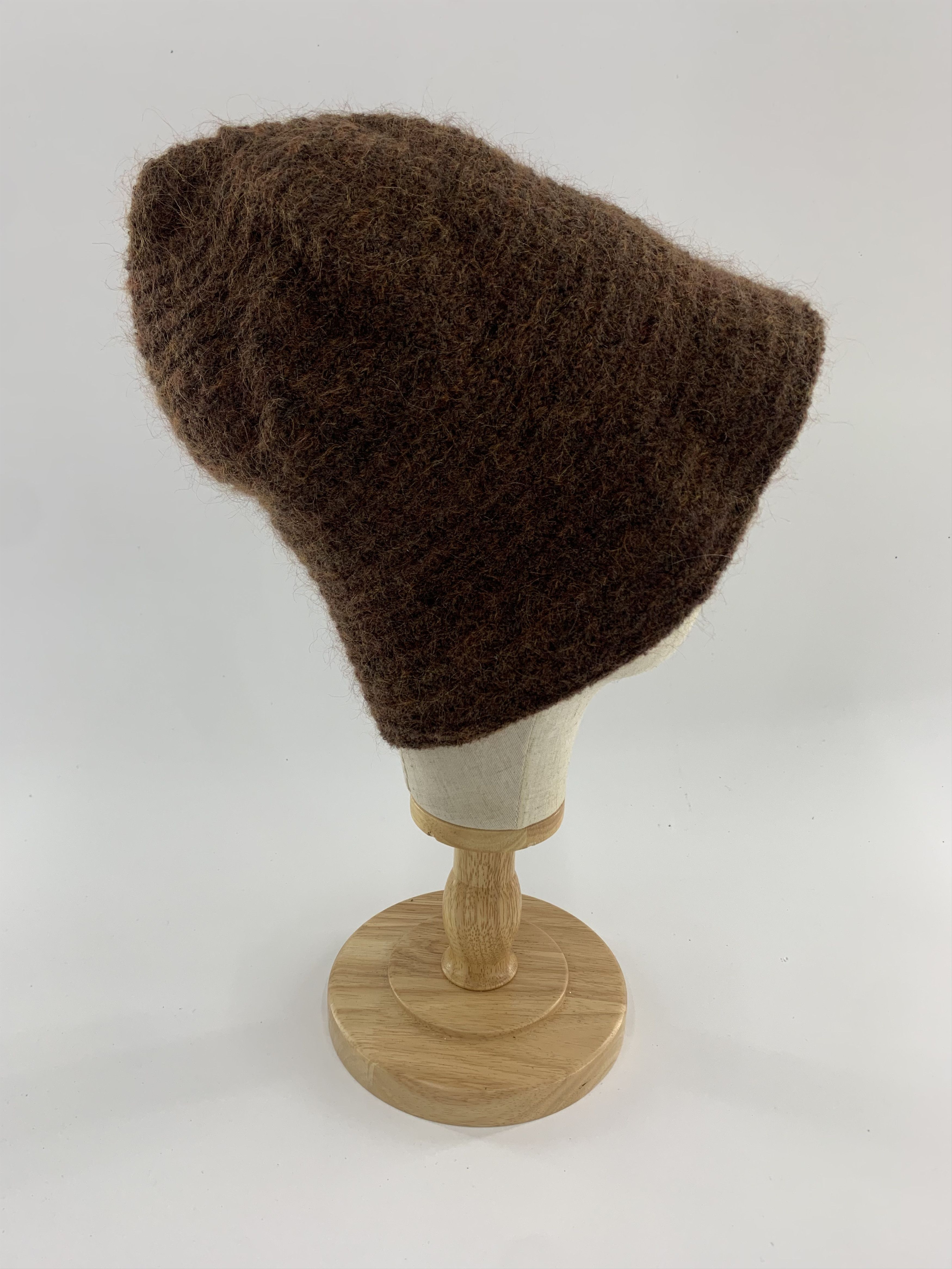 Japanese Brand Ferruccio Vecchi Wool Mohair Hat Size ONE SIZE - 4 Thumbnail